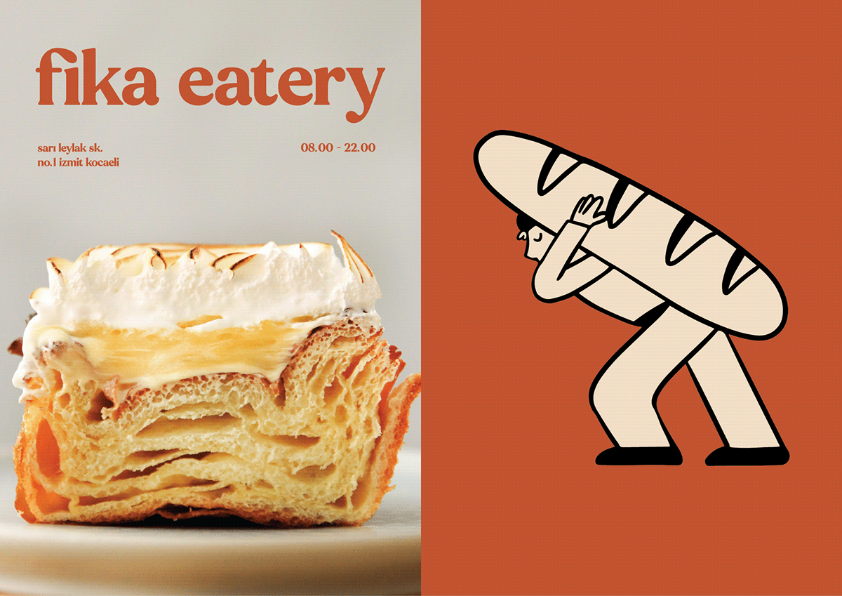 Fika Eatery брендинг — Изображение №7 — Брендинг на Dprofile