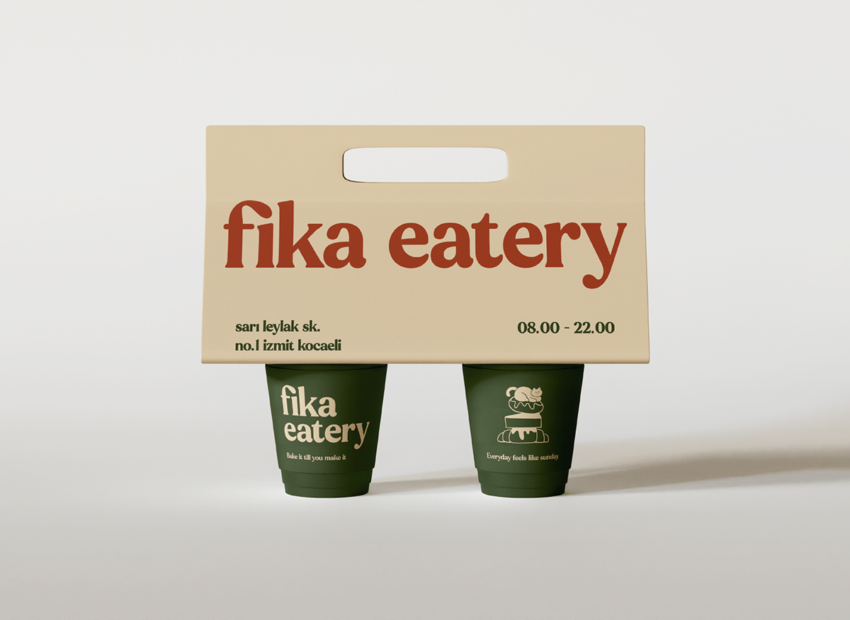 Fika Eatery брендинг — Изображение №10 — Брендинг на Dprofile