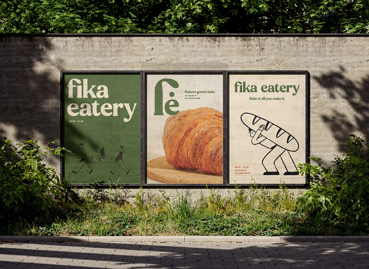 Fika Eatery брендинг — Изображение №4 — Брендинг на Dprofile