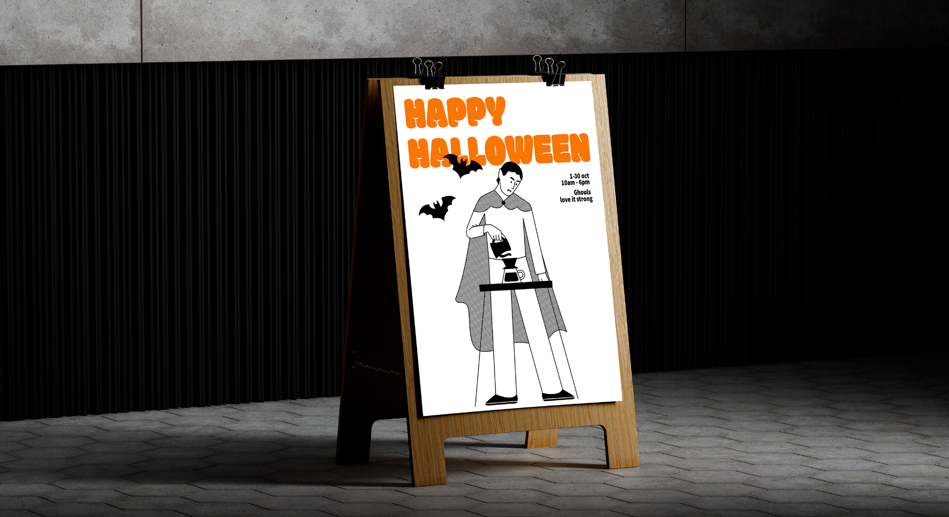 Halloween Coffee Shop Illustrations — Изображение №10 — Брендинг, Иллюстрация на Dprofile