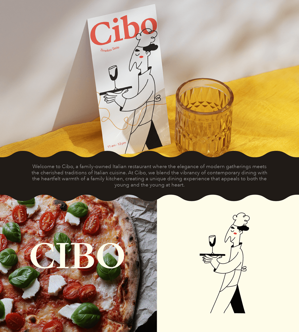 Cibo branding — Изображение №1 — Брендинг, Иллюстрация на Dprofile