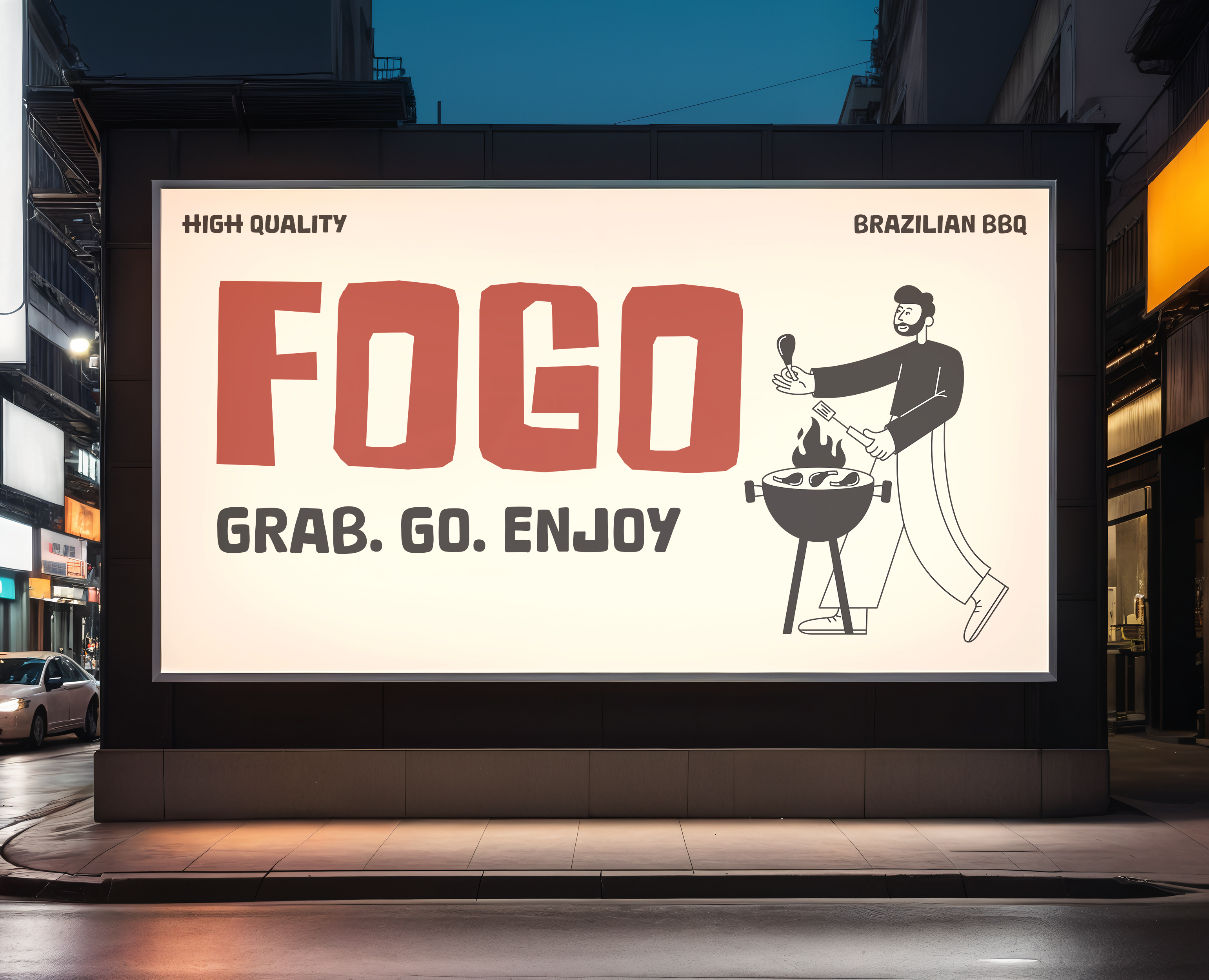 FOGO — Брендинг, Иллюстрация на Dprofile