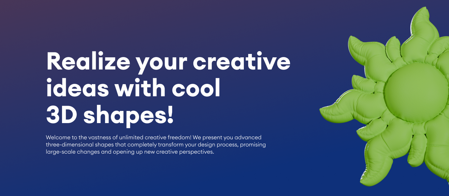 Colorful Geometric Shapes 3D — Изображение №2 — Иллюстрация, 3D на Dprofile