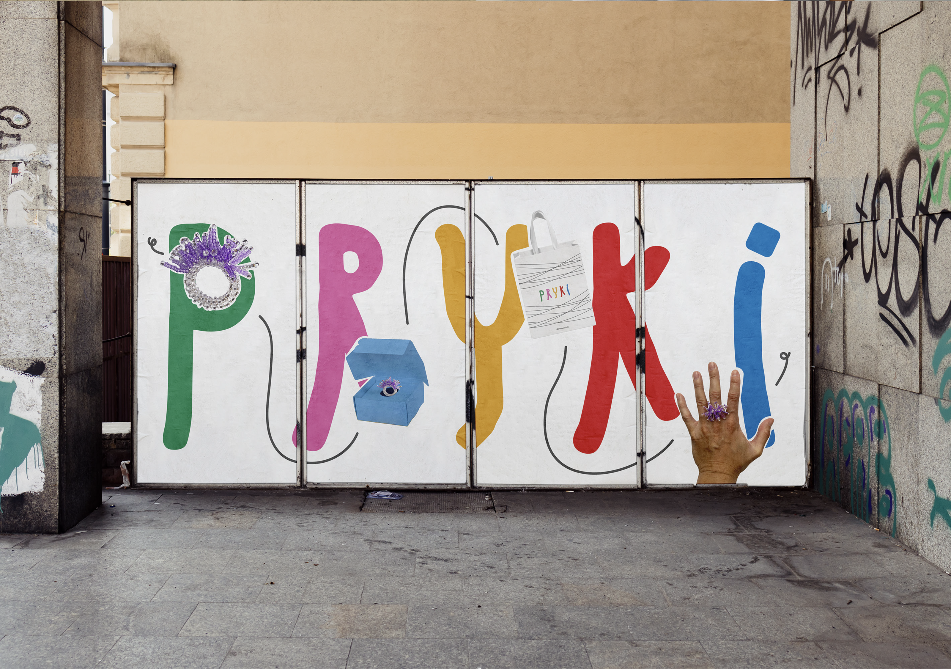 PRYKI handmade jewelry: Brand Identity — Изображение №11 — Брендинг, Маркетинг на Dprofile