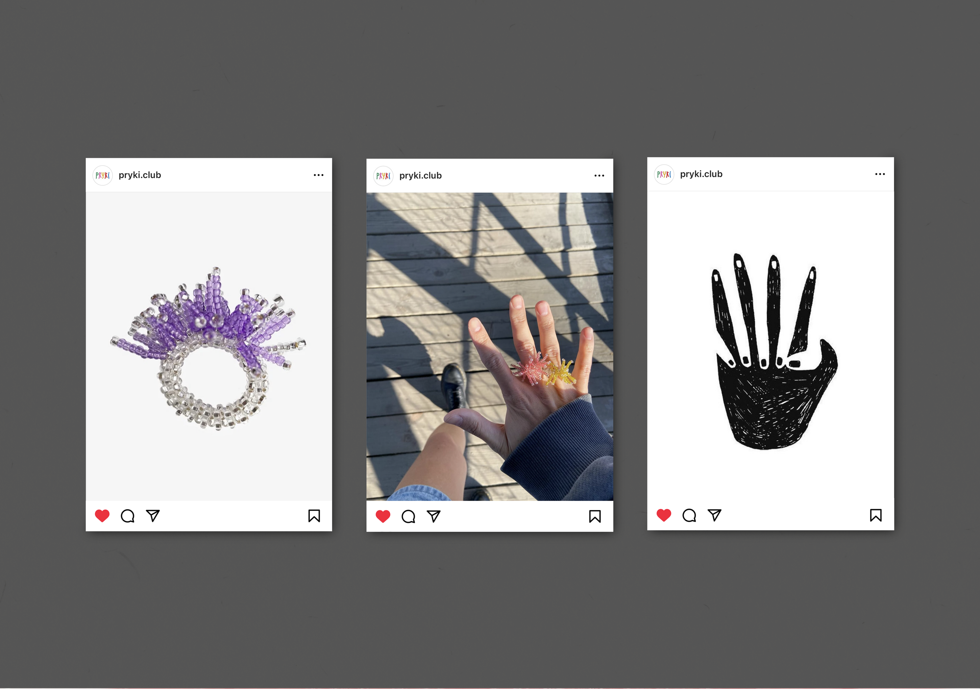 PRYKI handmade jewelry: Brand Identity — Изображение №15 — Брендинг, Маркетинг на Dprofile