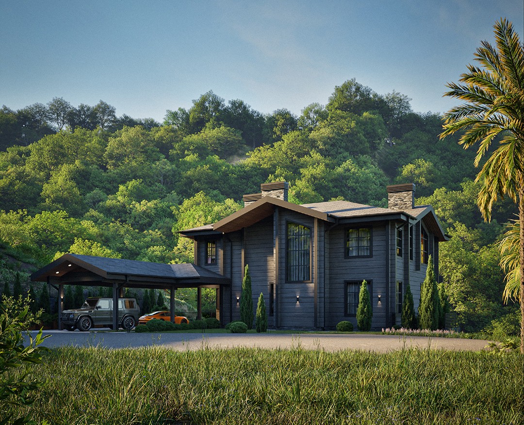 Mountain house — 3D на Dprofile