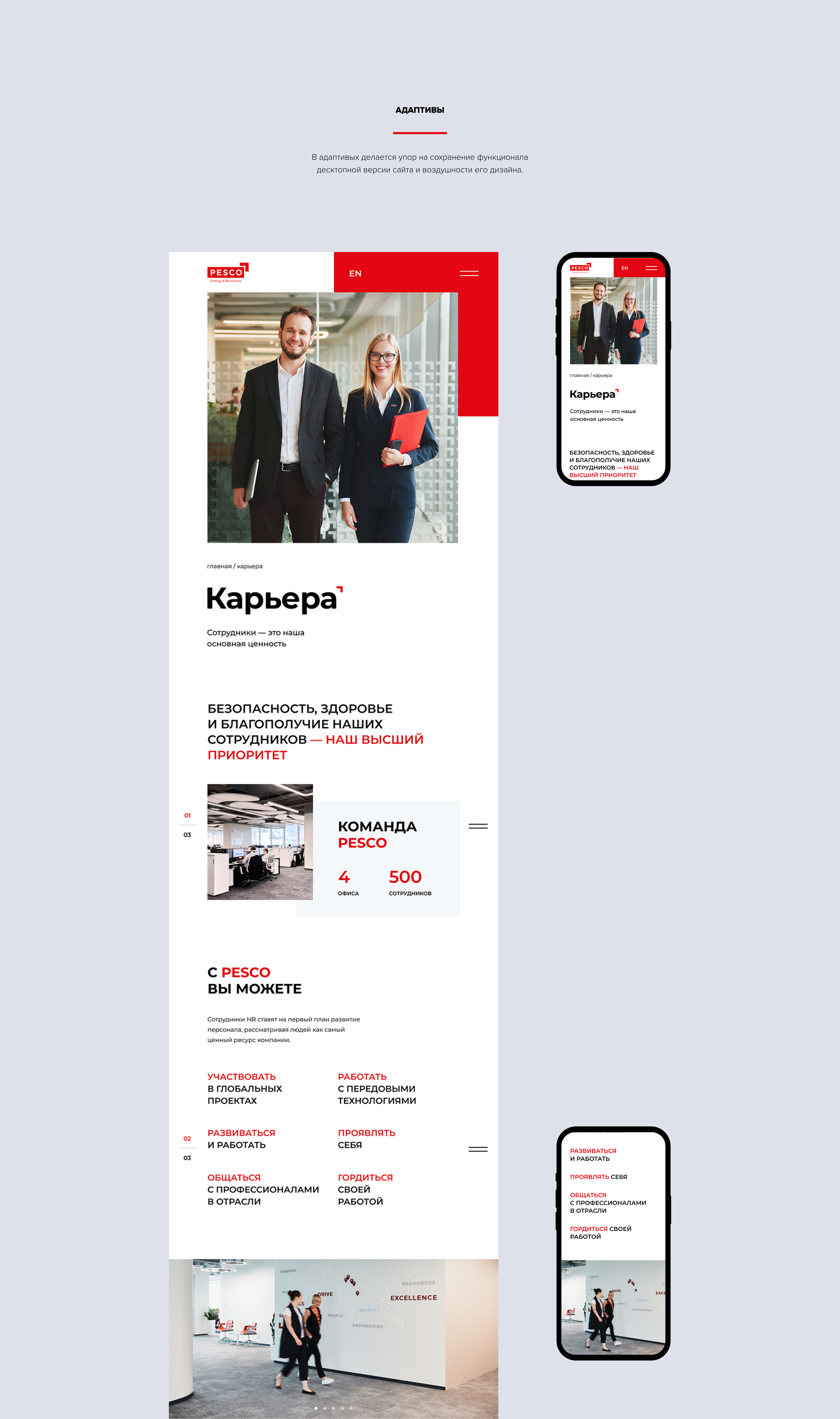 PESCO Energy & Resources — Изображение №11 — Интерфейсы на Dprofile