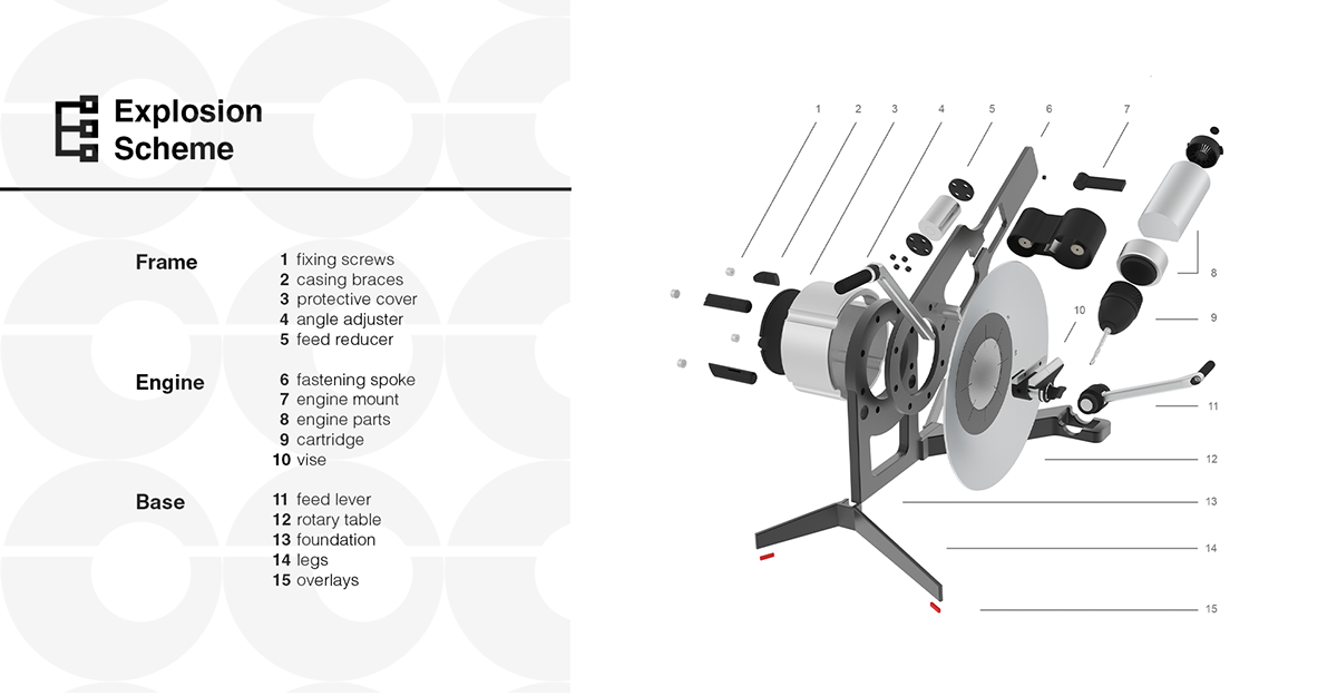 BRIAR Drilling Machine — Изображение №16 — 3D на Dprofile