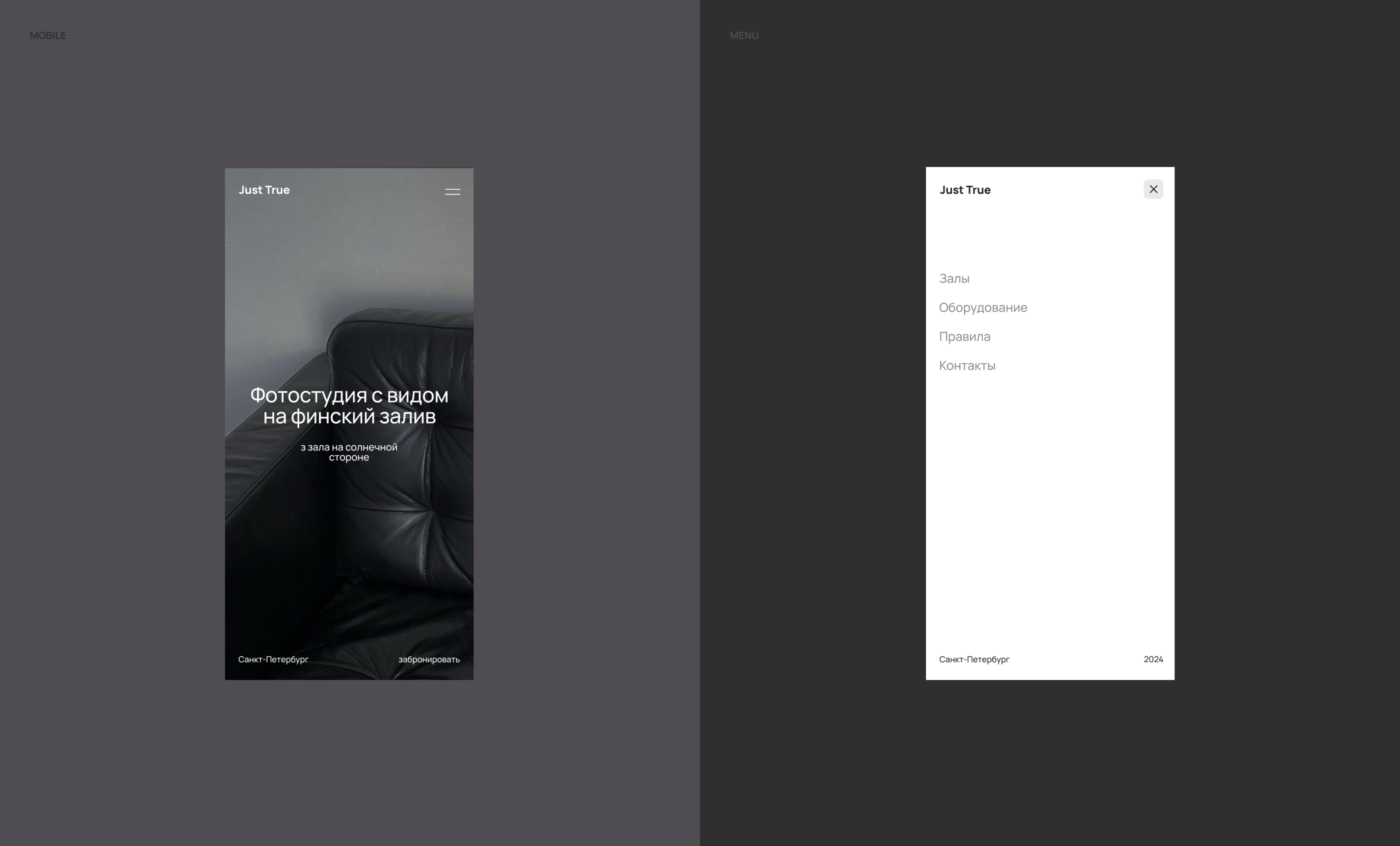 Лендинг для фотостудии | Landing page for photo studio — Изображение №3 — Интерфейсы на Dprofile