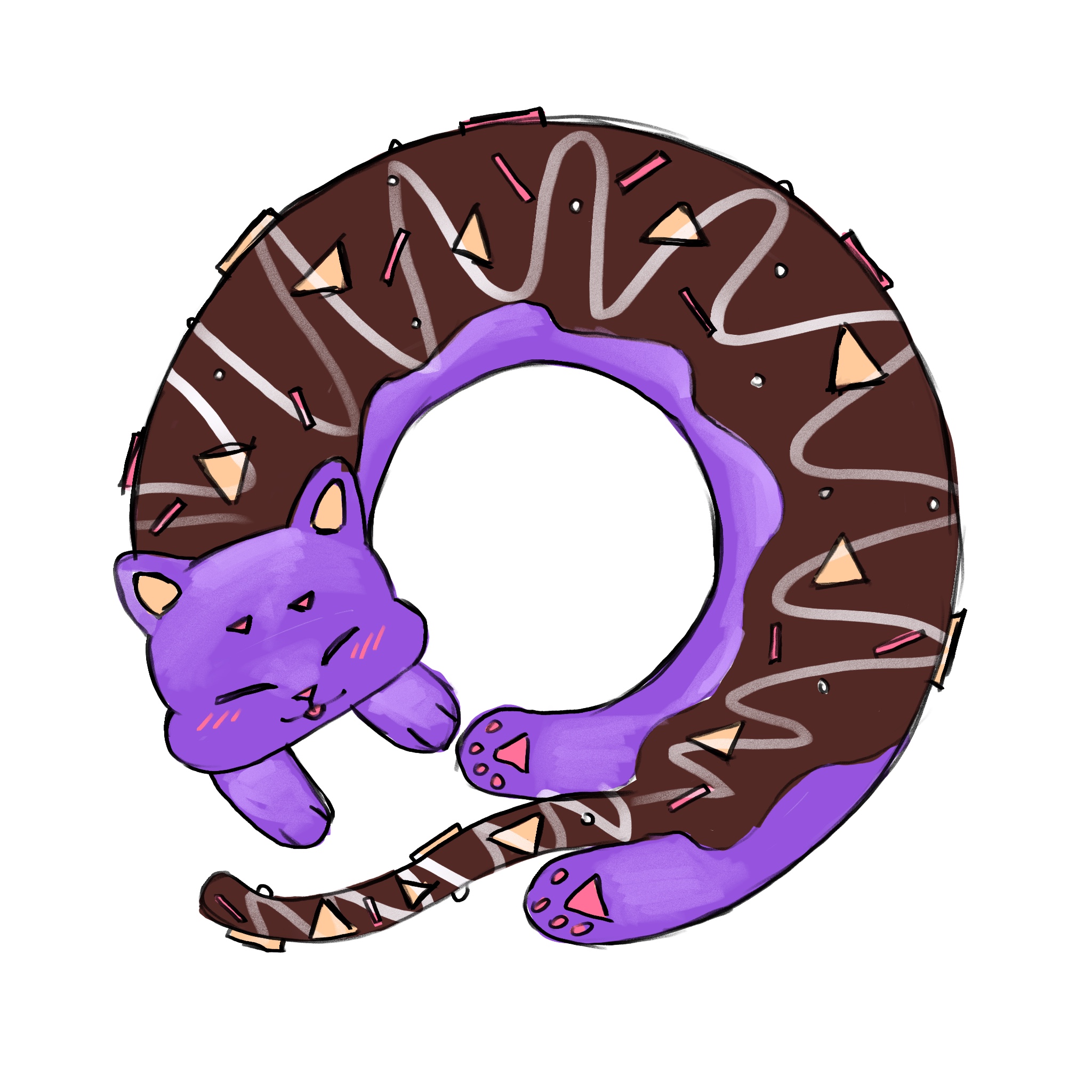 Бренд-персонаж для упаковки | KITTY DONUTS — Изображение №5 — Брендинг, Иллюстрация на Dprofile