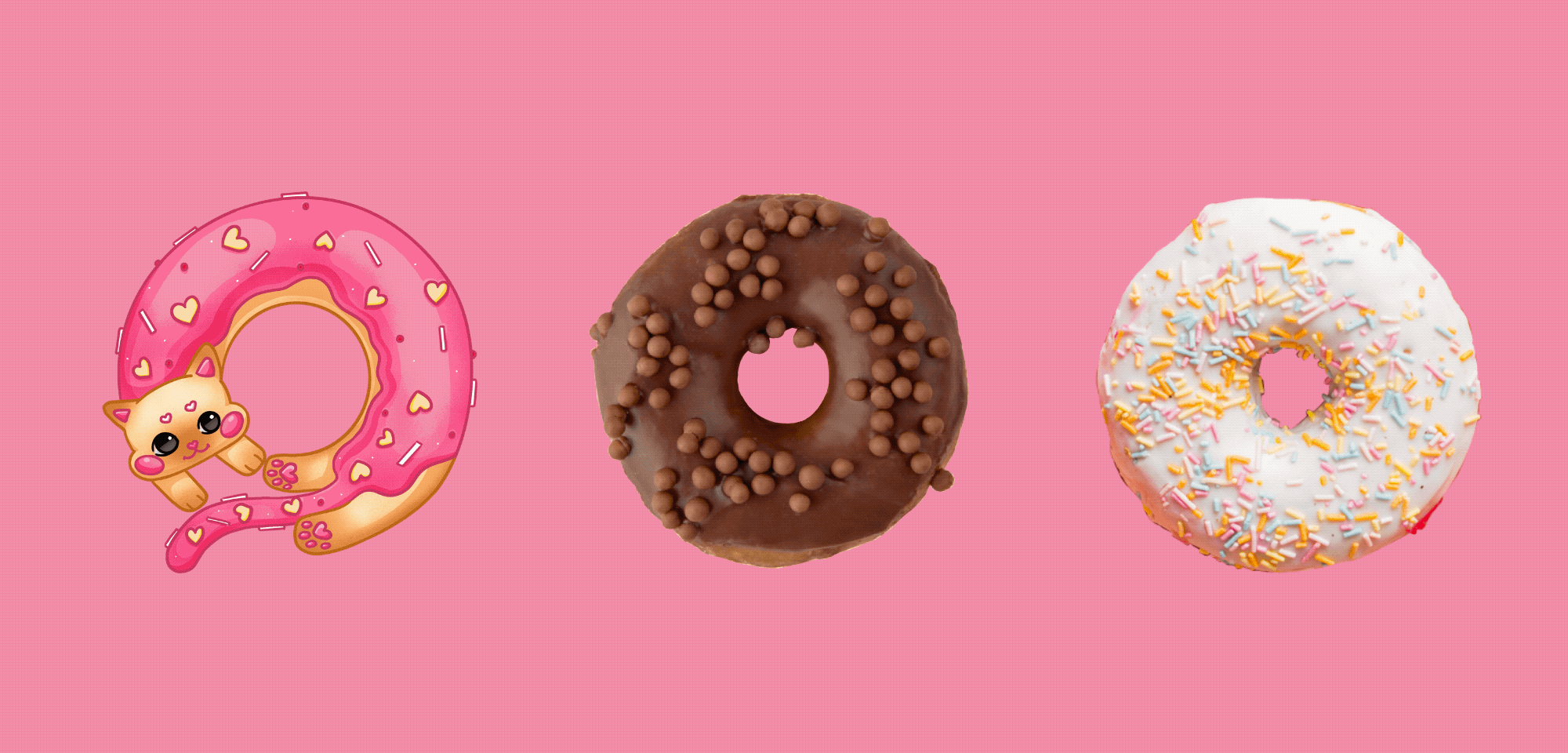 Бренд-персонаж для упаковки | KITTY DONUTS — Изображение №2 — Брендинг, Иллюстрация на Dprofile