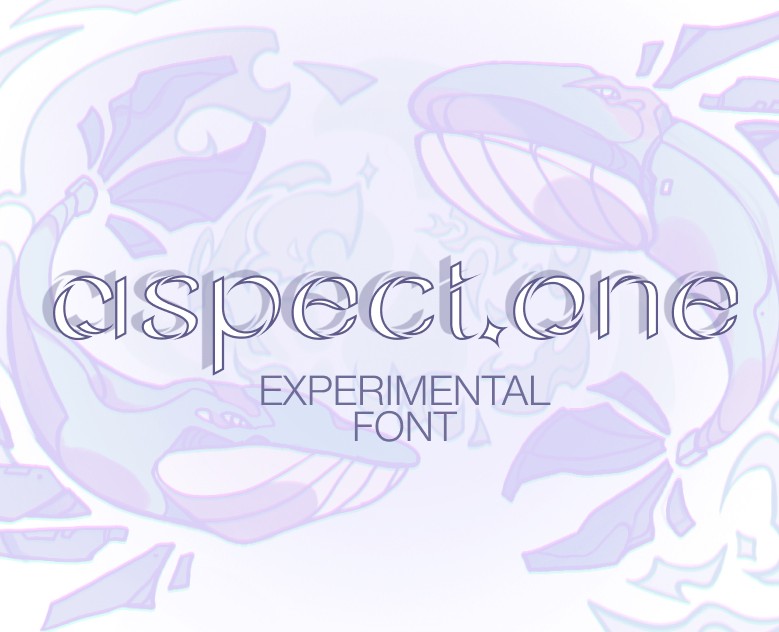 Aspect.one: шрифт — Графика на Dprofile