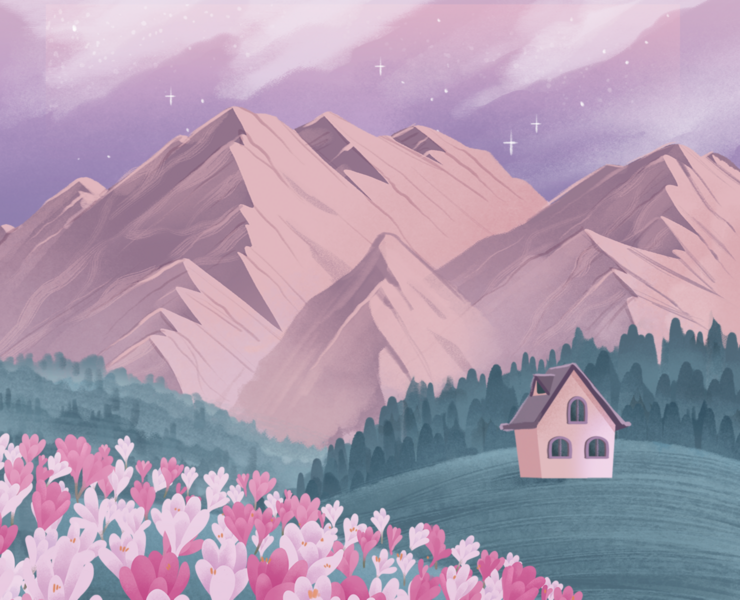 Spring illustrations — Брендинг, Иллюстрация на Dprofile