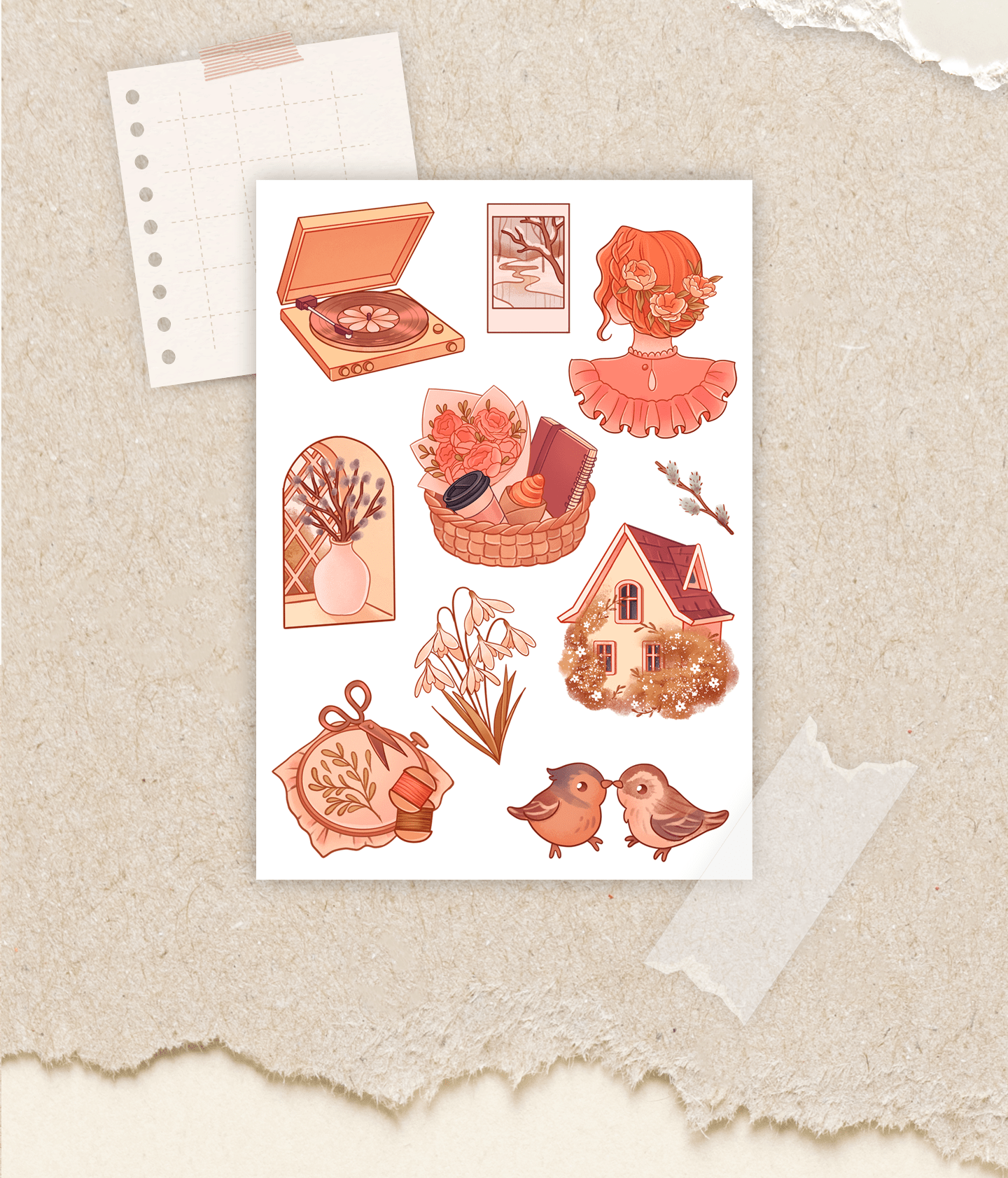 Spring illustrations — Изображение №3 — Брендинг, Иллюстрация на Dprofile