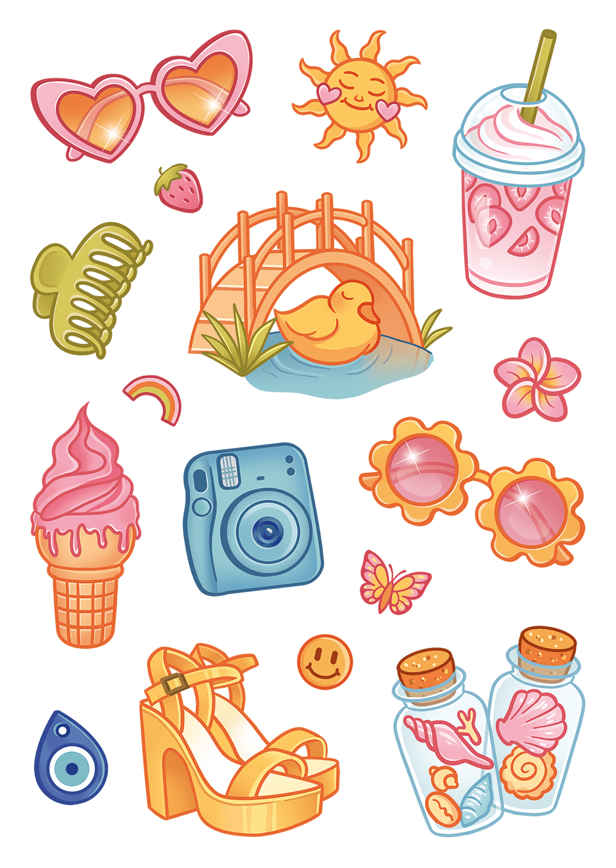 Summer Illustrations — Изображение №8 — Брендинг, Иллюстрация на Dprofile