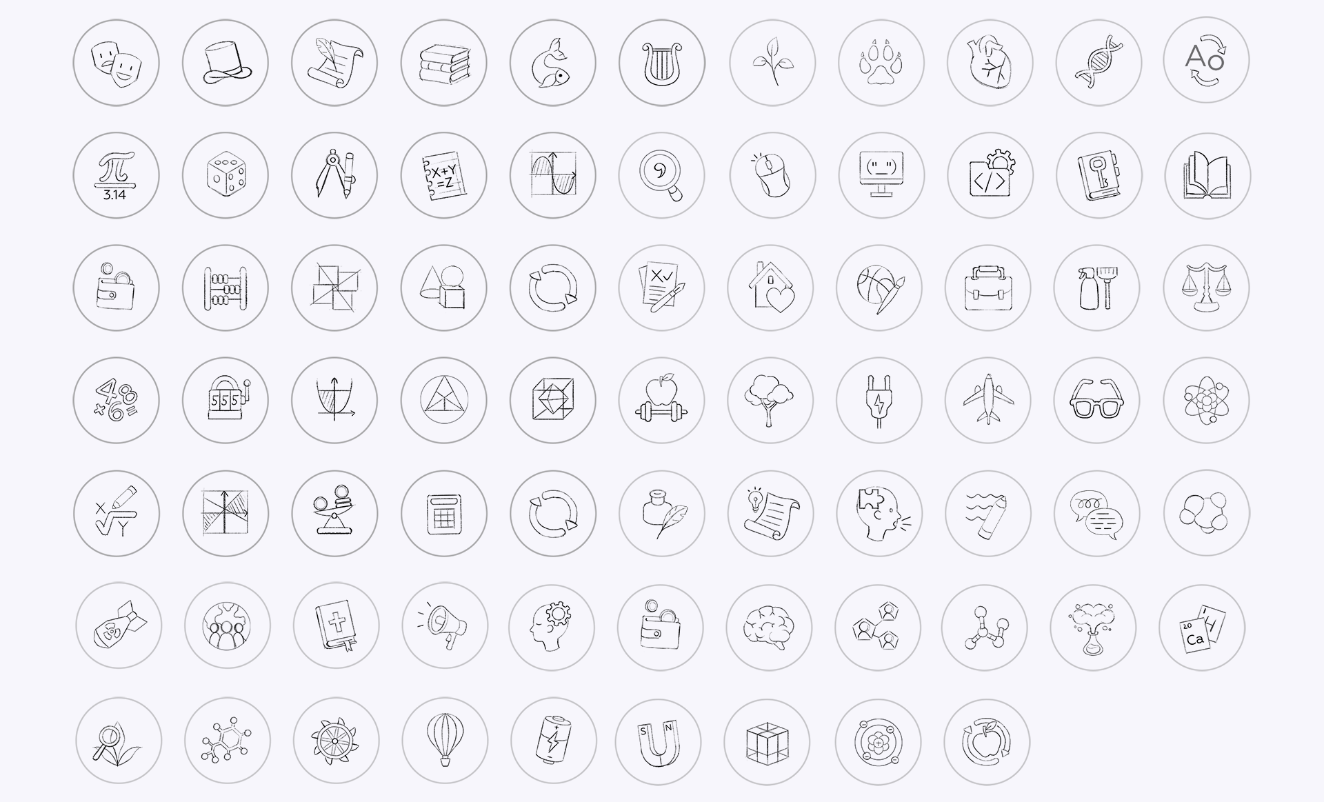 Vector Icon Set Illustrations — Изображение №2 — Иллюстрация на Dprofile