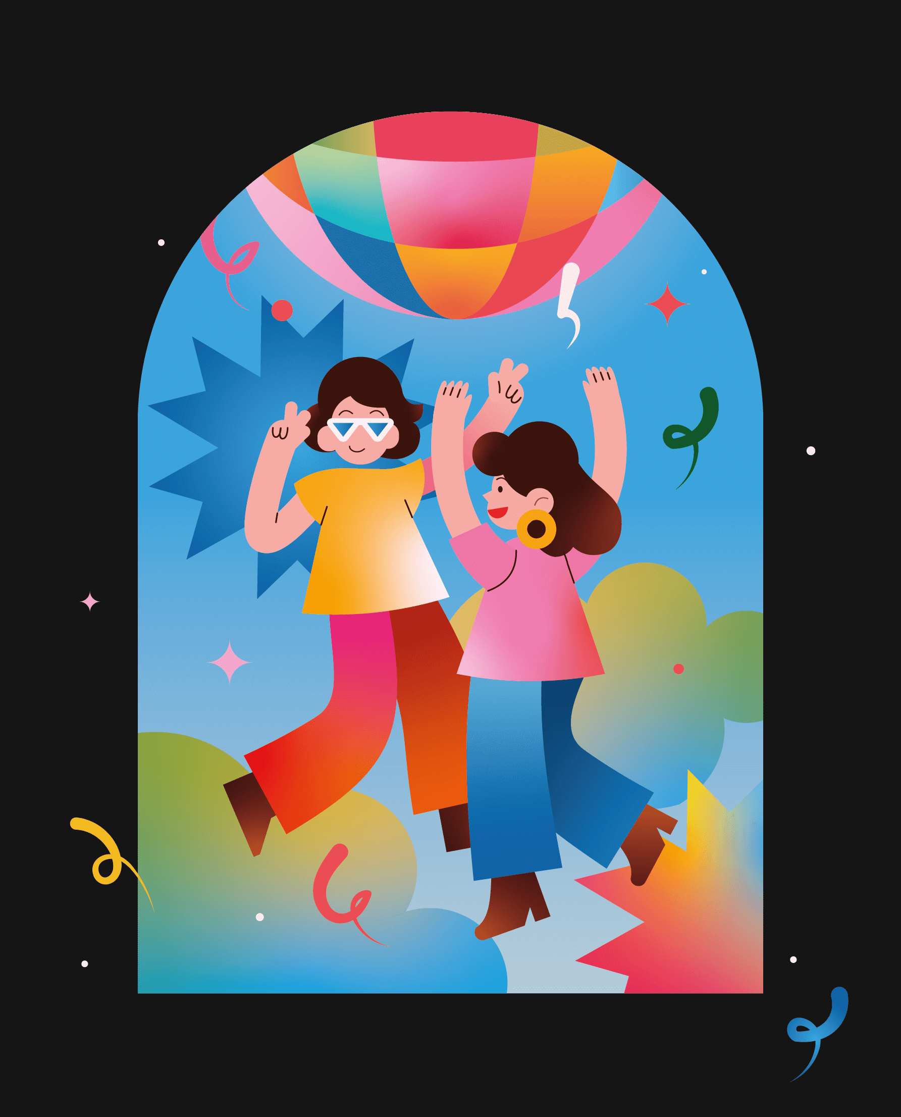 Playful Flat Vector Illustrations — Изображение №2 — Иллюстрация на Dprofile