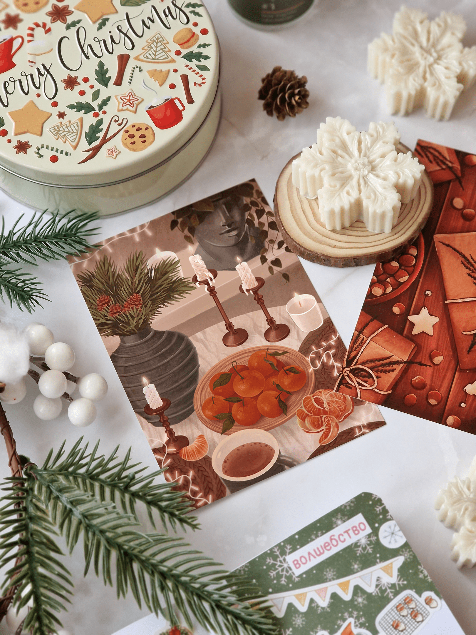 Christmas postcards illustrations — Изображение №6 — Брендинг, Иллюстрация на Dprofile