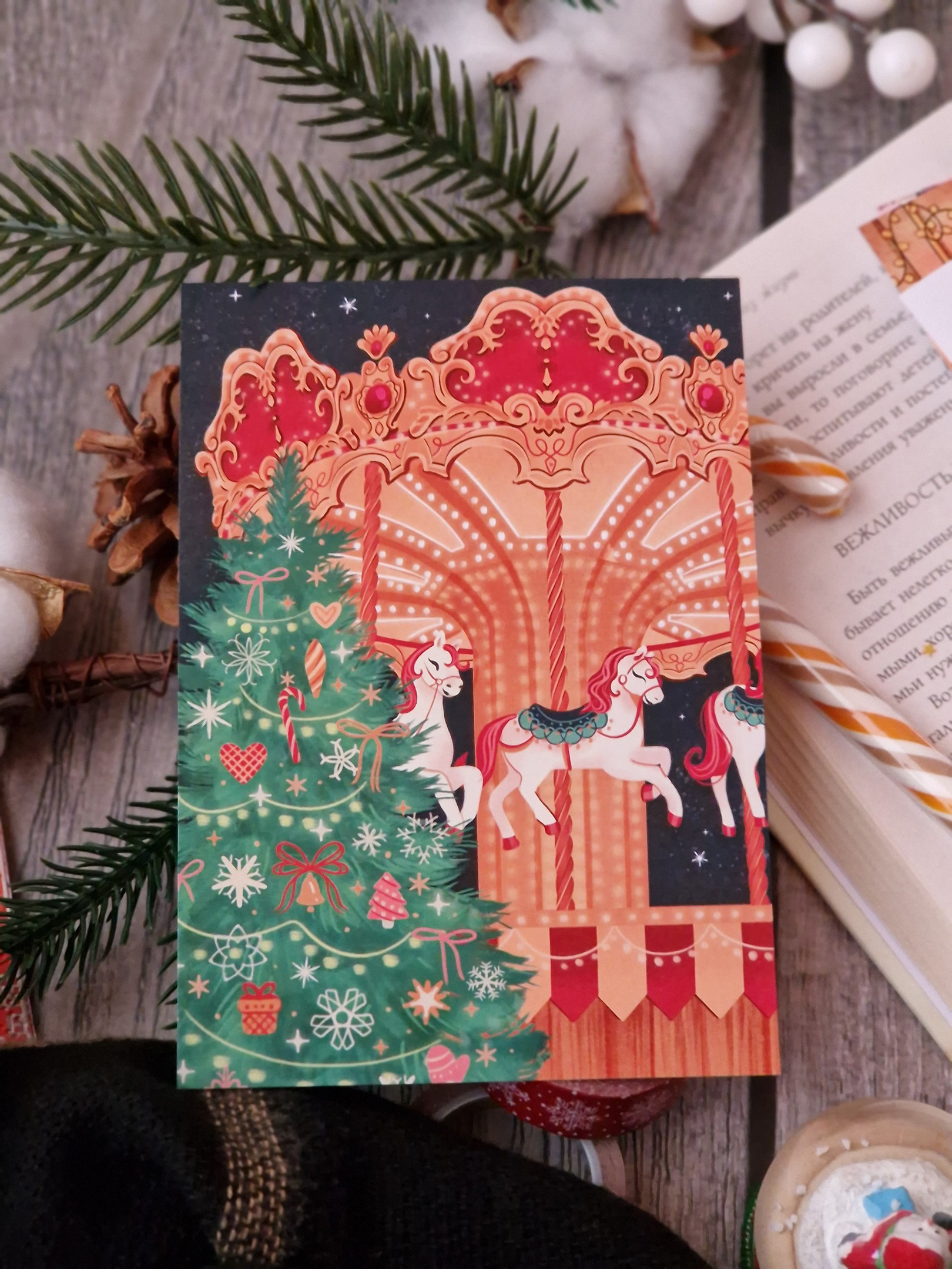 Christmas postcards illustrations — Изображение №7 — Брендинг, Иллюстрация на Dprofile