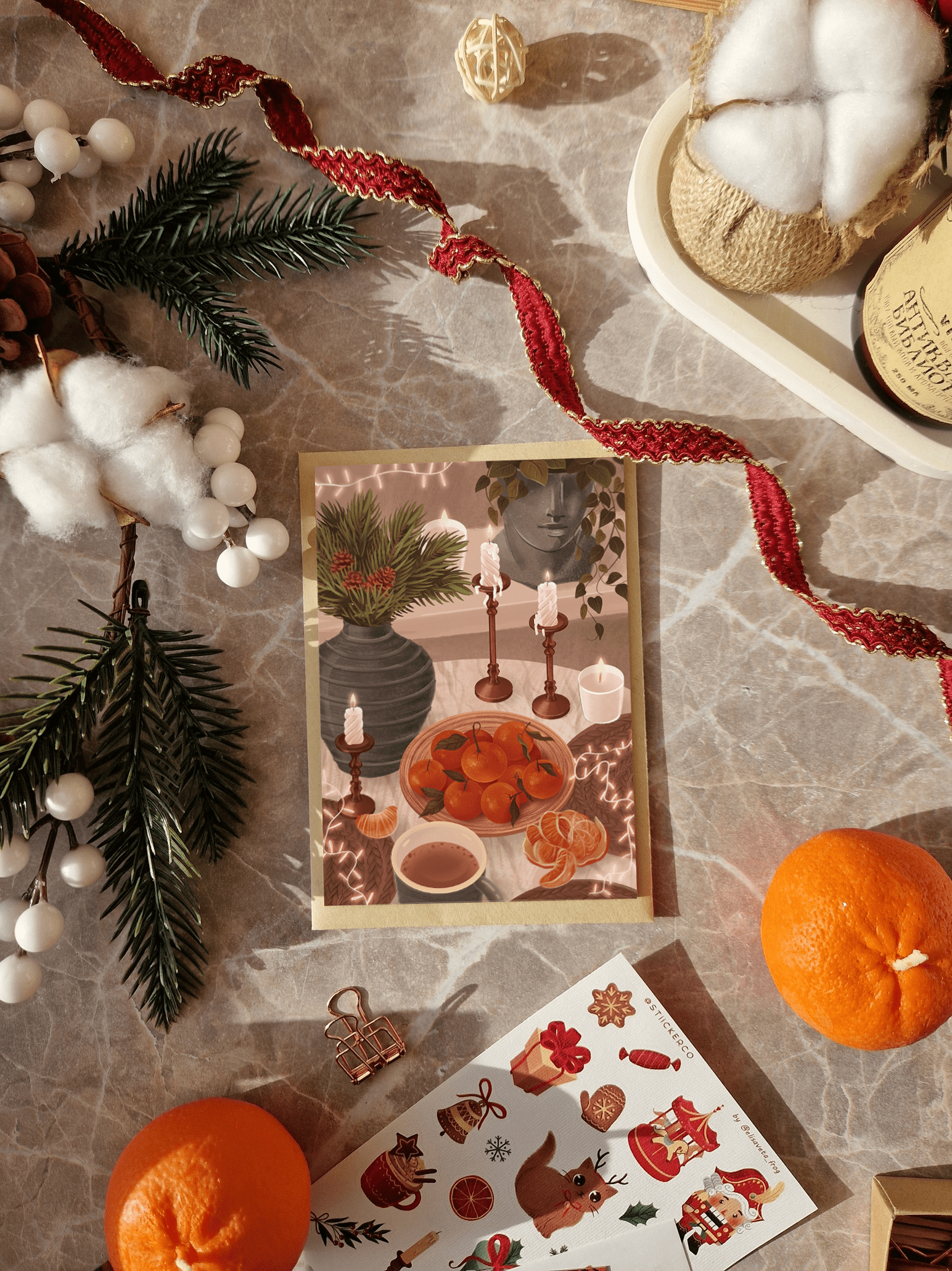 Christmas postcards illustrations — Изображение №5 — Брендинг, Иллюстрация на Dprofile