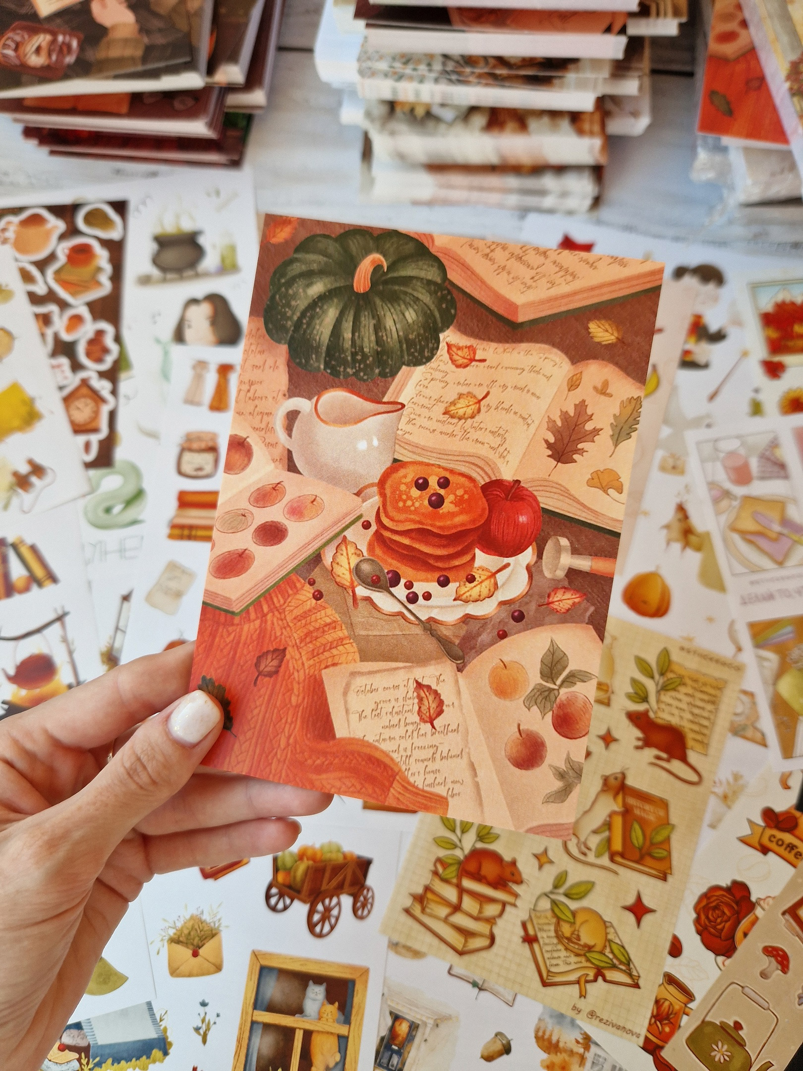 Autumn Postcards Illustrations — Изображение №12 — Брендинг на Dprofile
