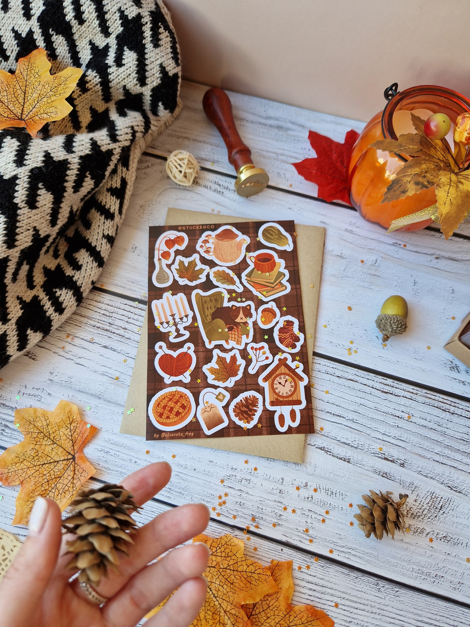 Autumn Postcards Illustrations — Изображение №8 — Брендинг на Dprofile