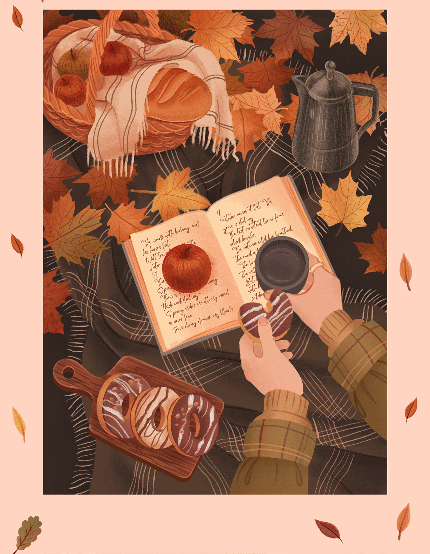 Autumn Postcards Illustrations — Изображение №2 — Брендинг на Dprofile