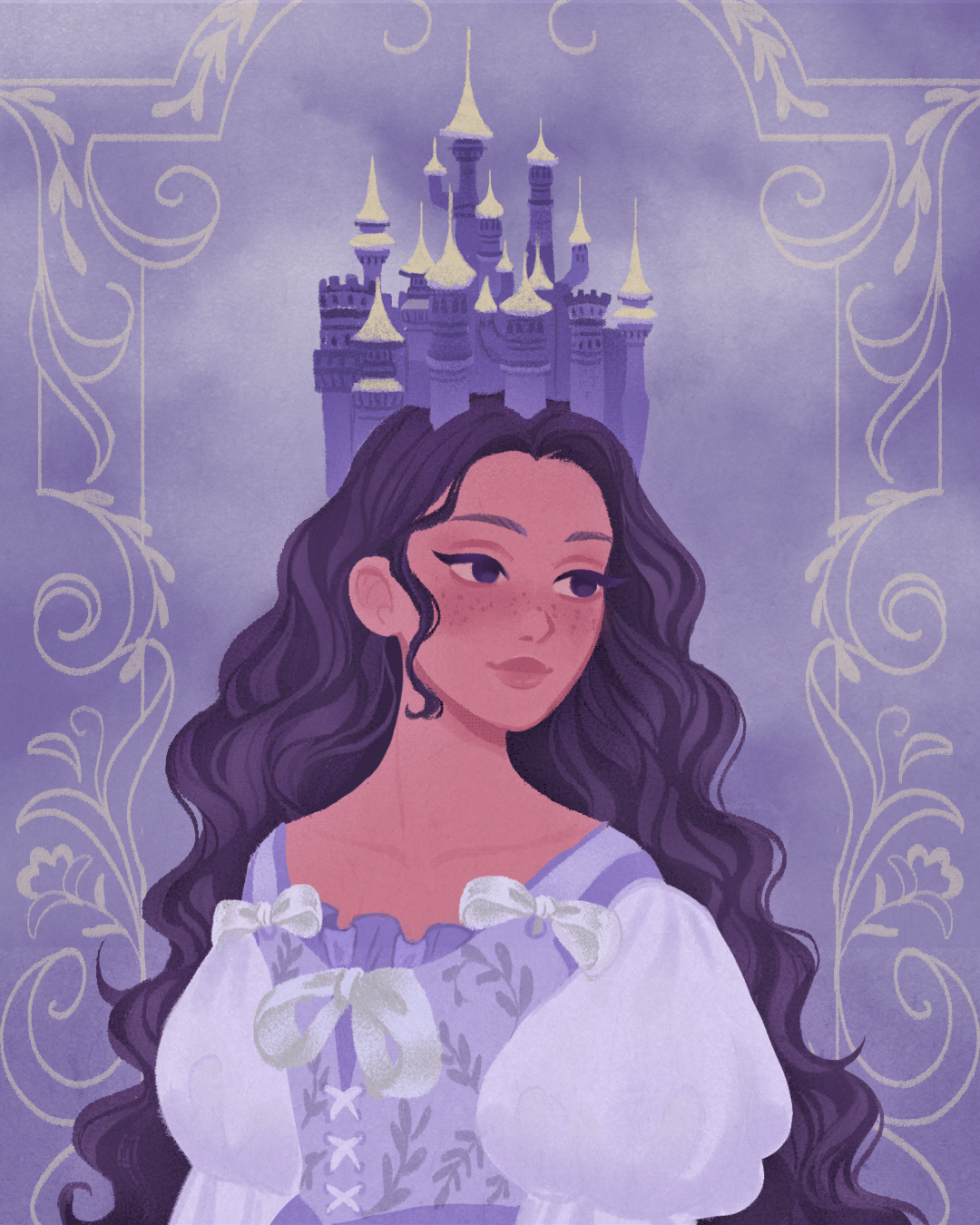 Ladies Illustrations 2022 | Vintage aesthetic — Изображение №6 — Иллюстрация на Dprofile