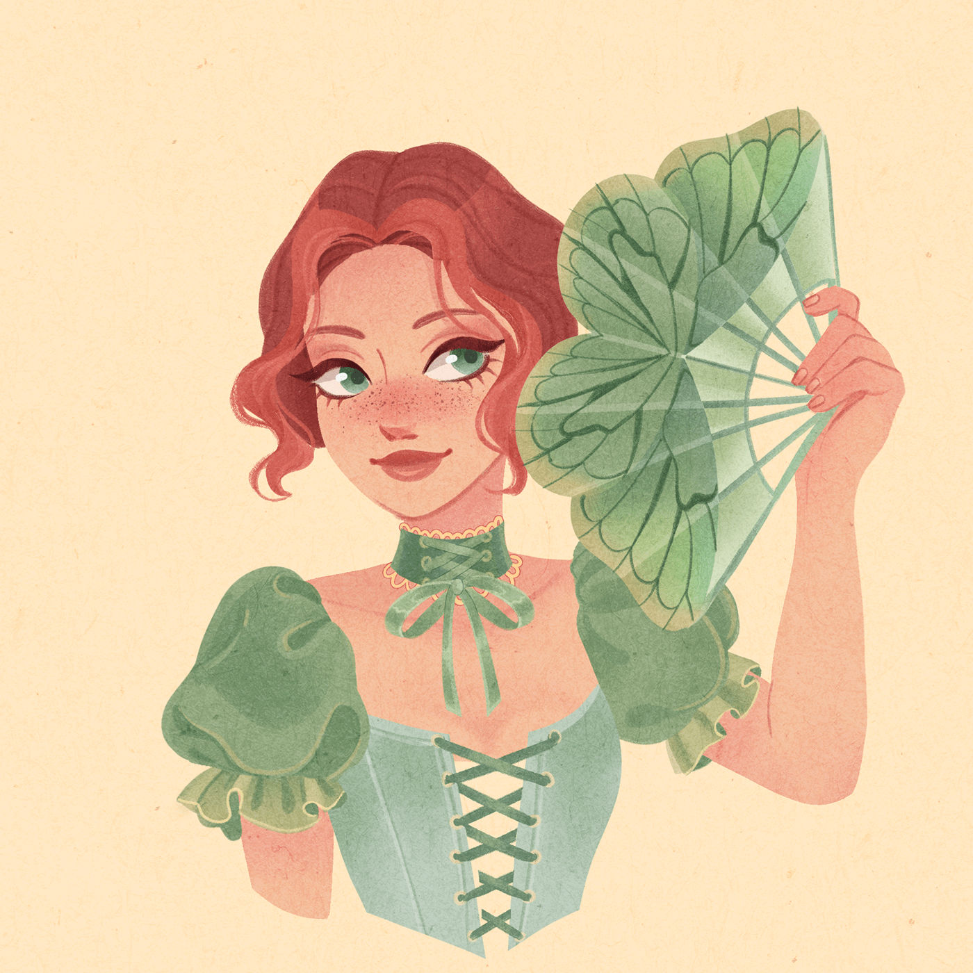 Ladies Illustrations 2022 | Vintage aesthetic — Изображение №12 — Иллюстрация на Dprofile