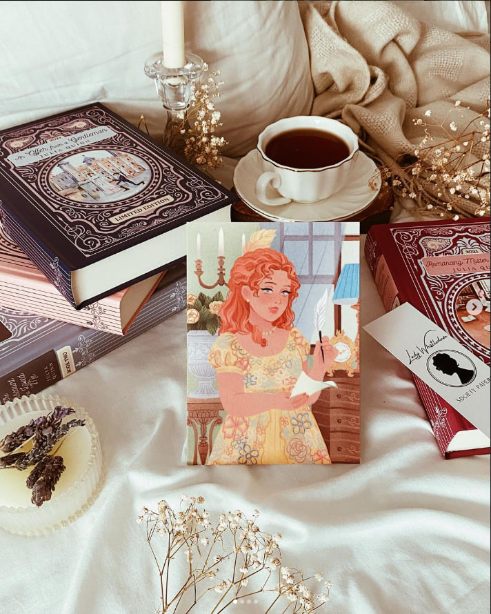 Ladies Illustrations 2022 | Vintage aesthetic — Изображение №3 — Иллюстрация на Dprofile