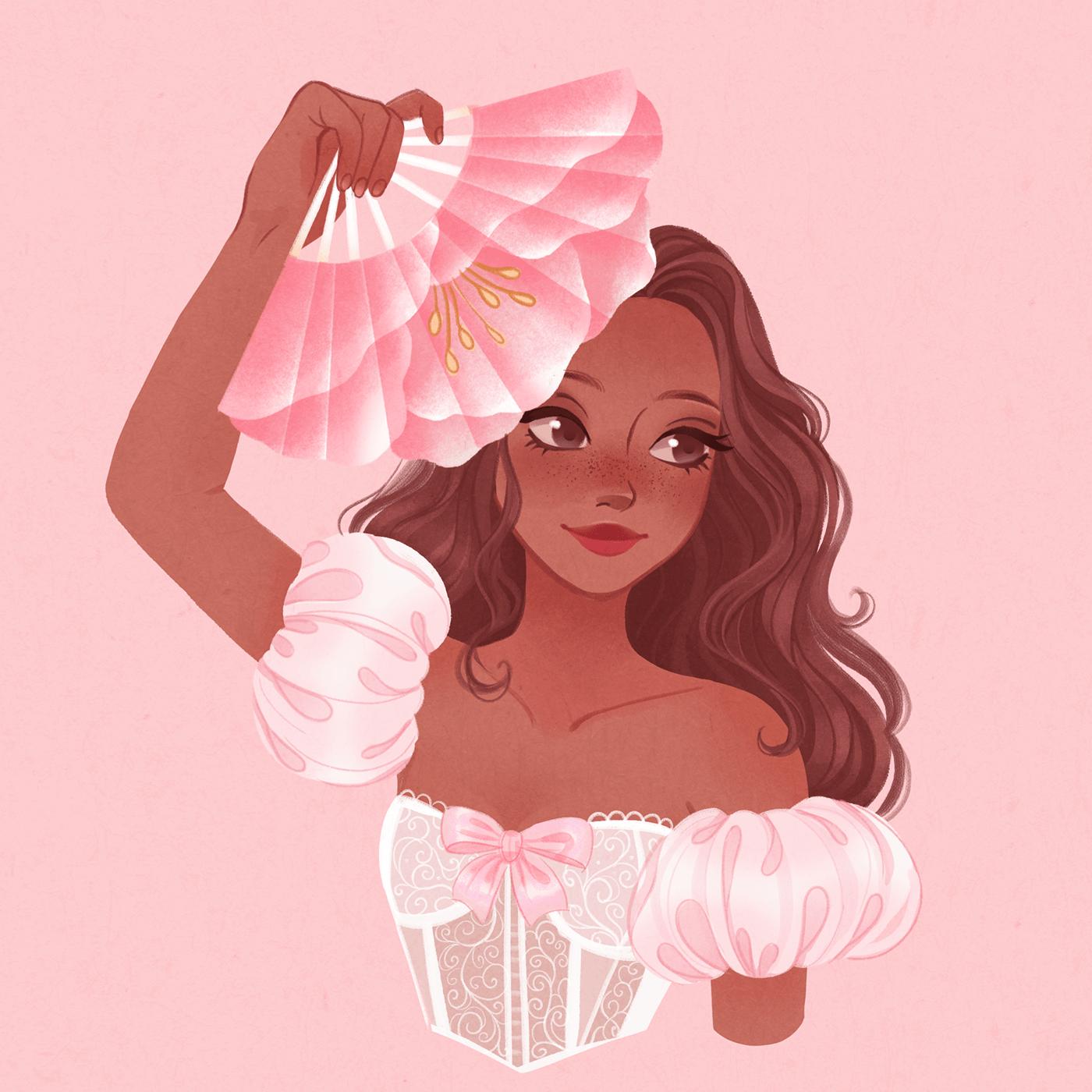 Ladies Illustrations 2022 | Vintage aesthetic — Изображение №11 — Иллюстрация на Dprofile