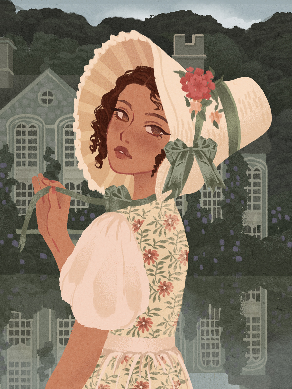 Ladies Illustrations 2022 | Vintage aesthetic — Изображение №13 — Иллюстрация на Dprofile