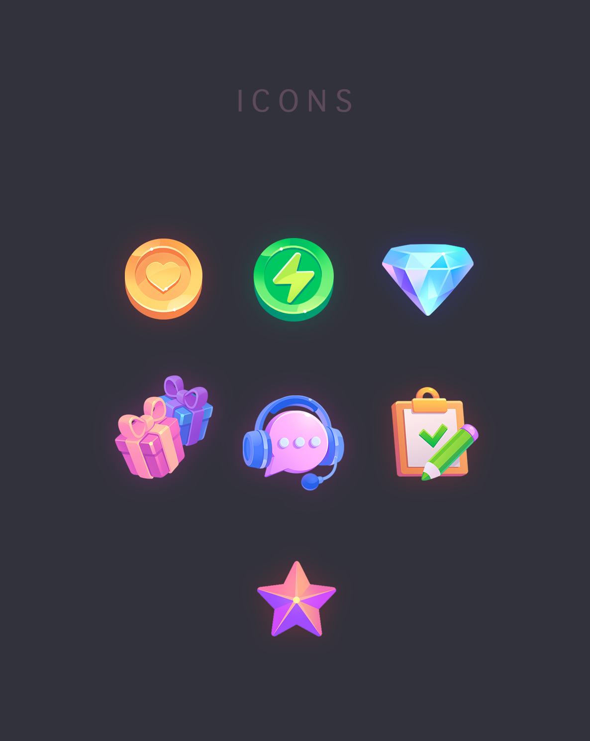 icons — Изображение №1 — Интерфейсы, Иллюстрация на Dprofile