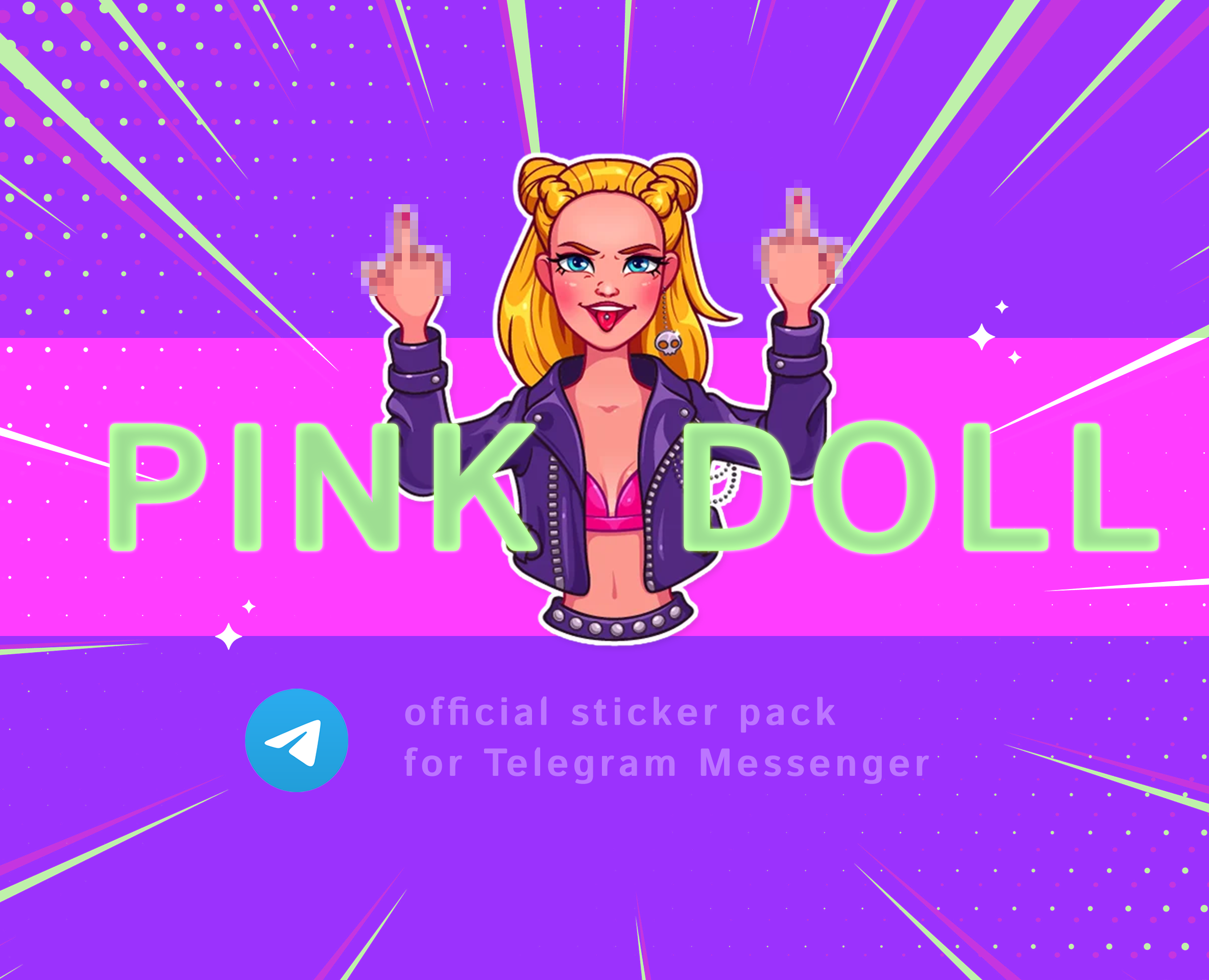 Стикерпак для мессенджера Telegram на Dprofile
