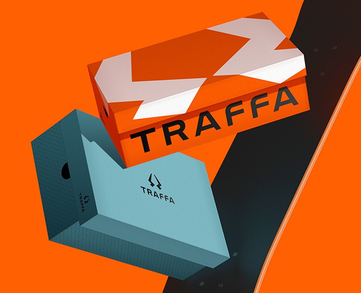 Дизайн обувных коробок для бренда TRAFFA — Брендинг, Графика на Dprofile
