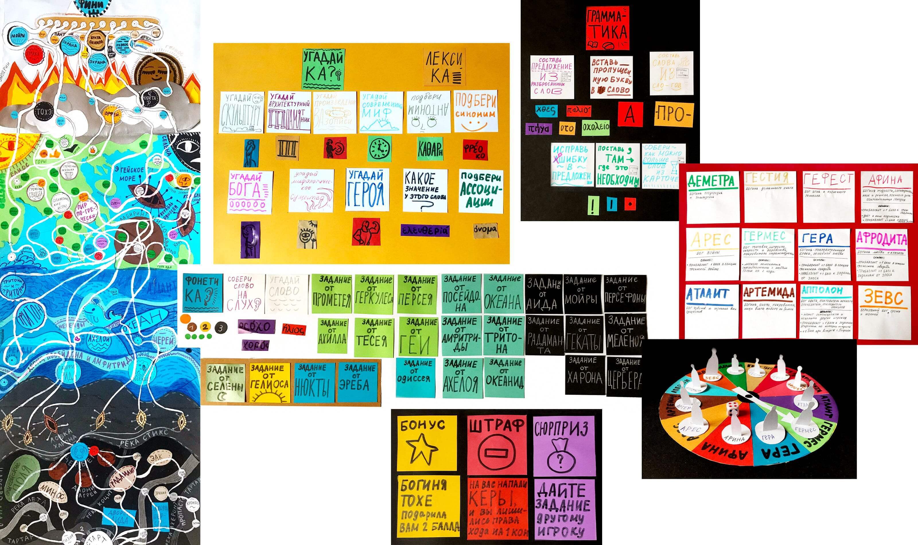 Настольная игра по изучению греческого языка Мификос — Изображение №2 — Брендинг, Иллюстрация на Dprofile