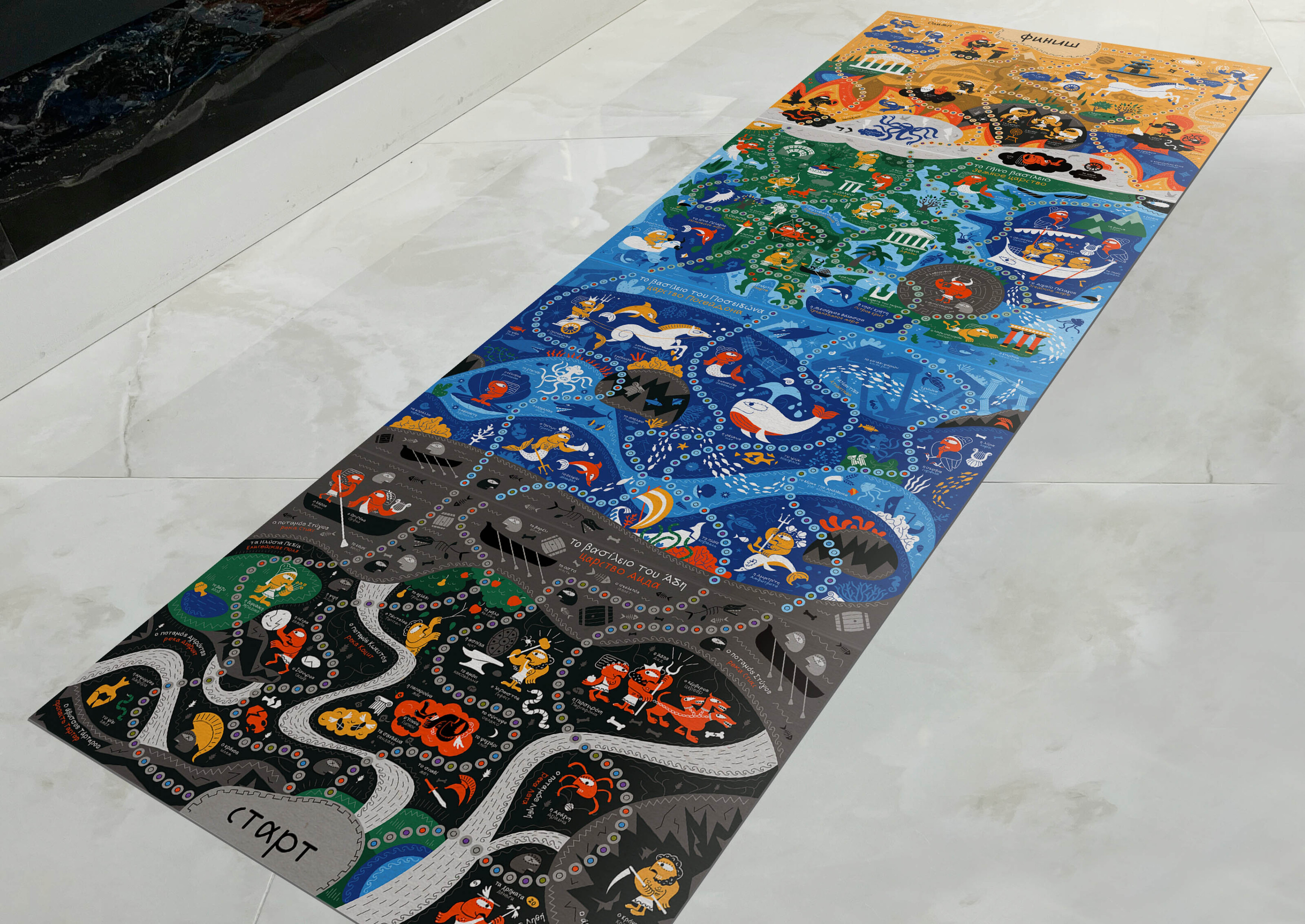 Настольная игра по изучению греческого языка Мификос — Изображение №11 — Брендинг, Иллюстрация на Dprofile