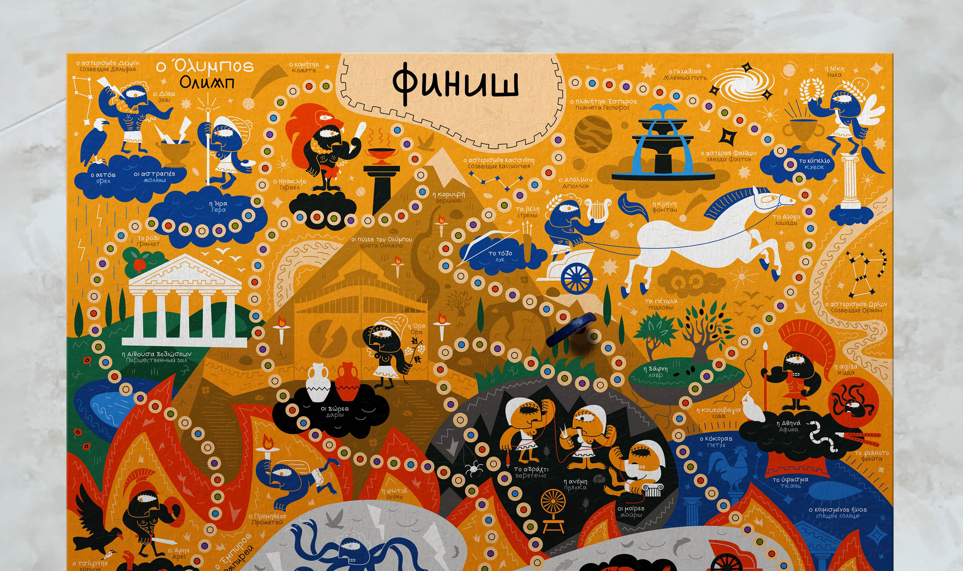 Настольная игра по изучению греческого языка Мификос — Изображение №20 — Брендинг, Иллюстрация на Dprofile