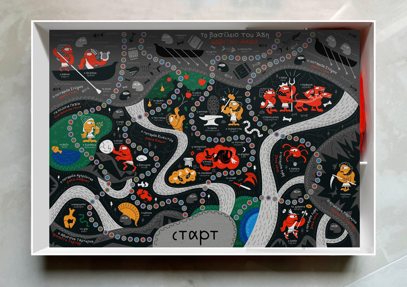Настольная игра по изучению греческого языка Мификос — Изображение №6 — Брендинг, Иллюстрация на Dprofile