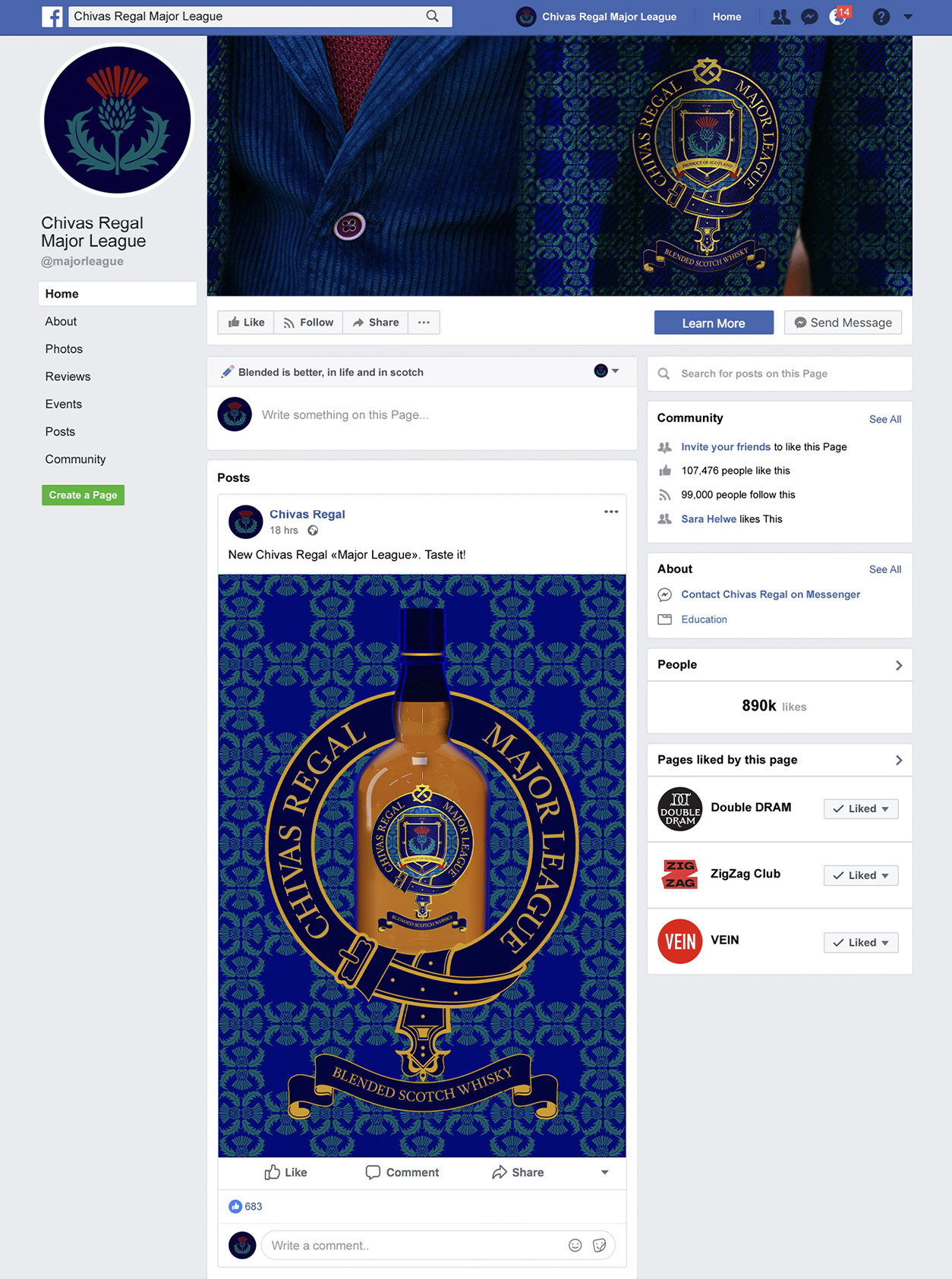 Chivas Regal “Major League” — Изображение №12 — Брендинг, Графика на Dprofile