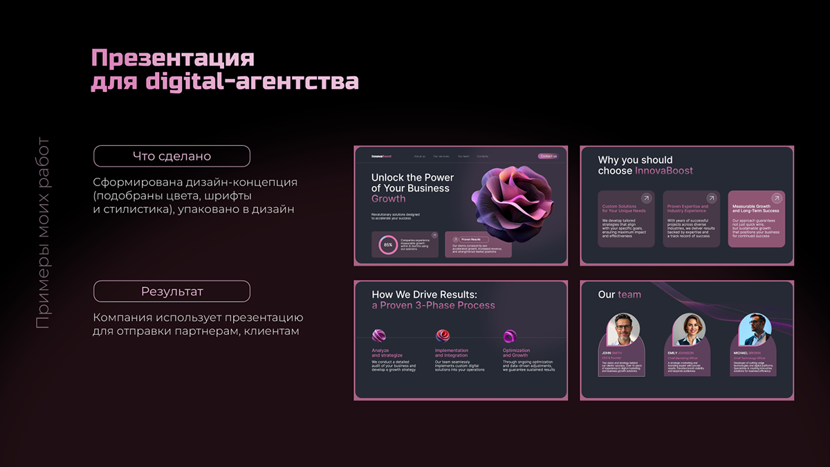 Портфолио дизайнера презентаций — Изображение №4 — Маркетинг на Dprofile