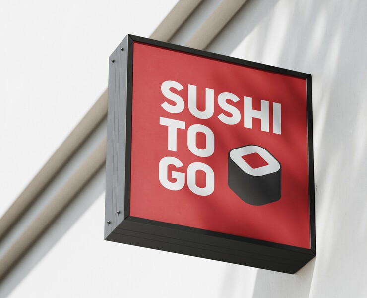Оформление стритфуда «Sushi To Go» — Брендинг, Графика на Dprofile