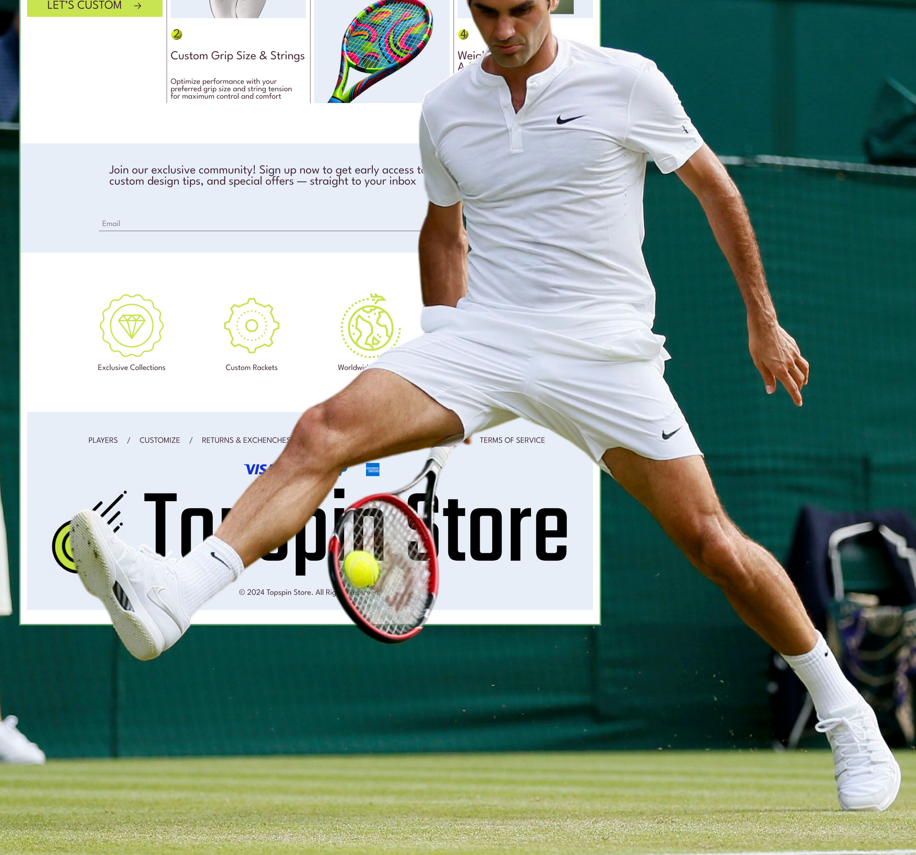 TopSpin Tennis Online Store — Изображение №7 — Интерфейсы на Dprofile