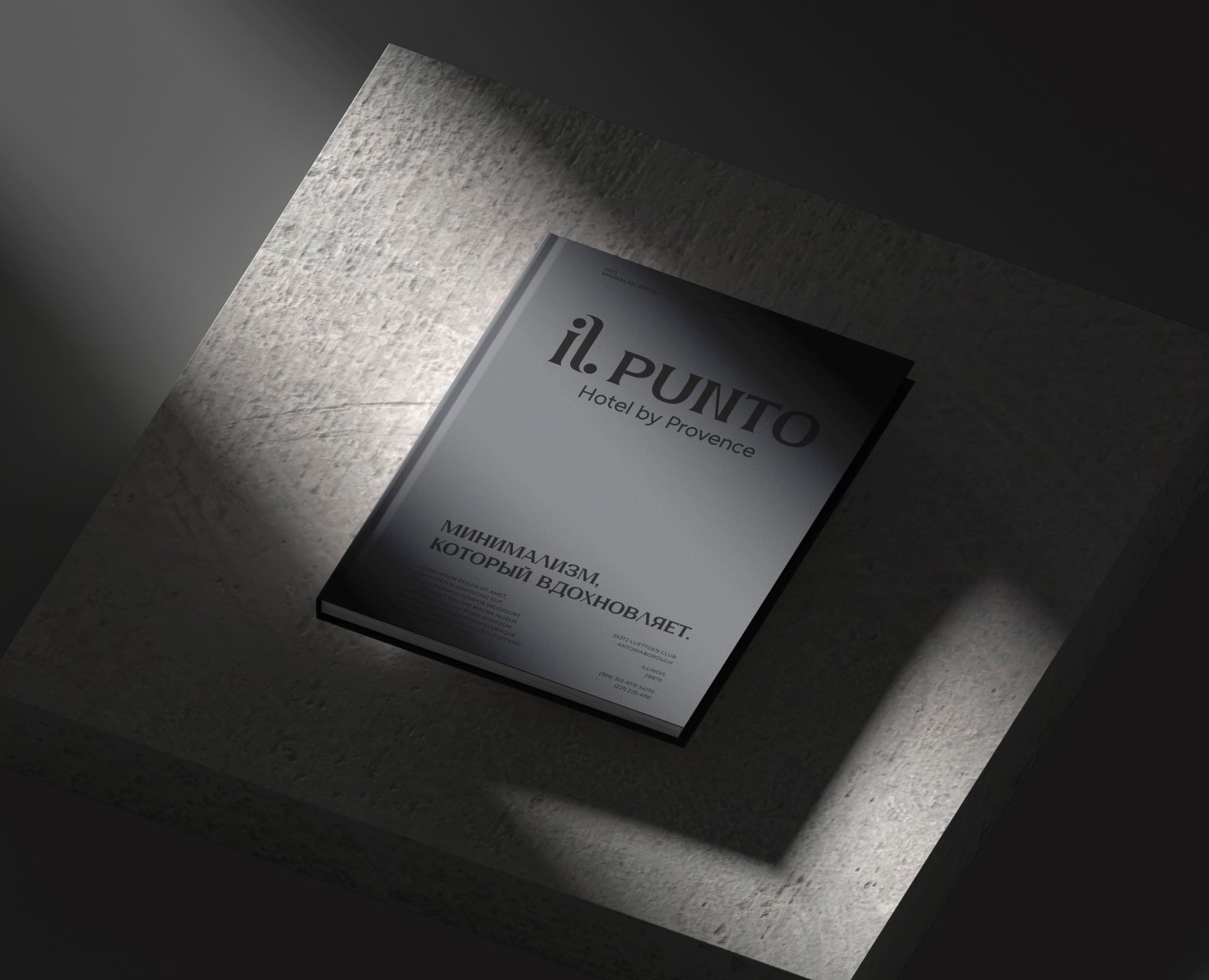 iL Punto Hotel Brand Guidelines — Брендинг на Dprofile