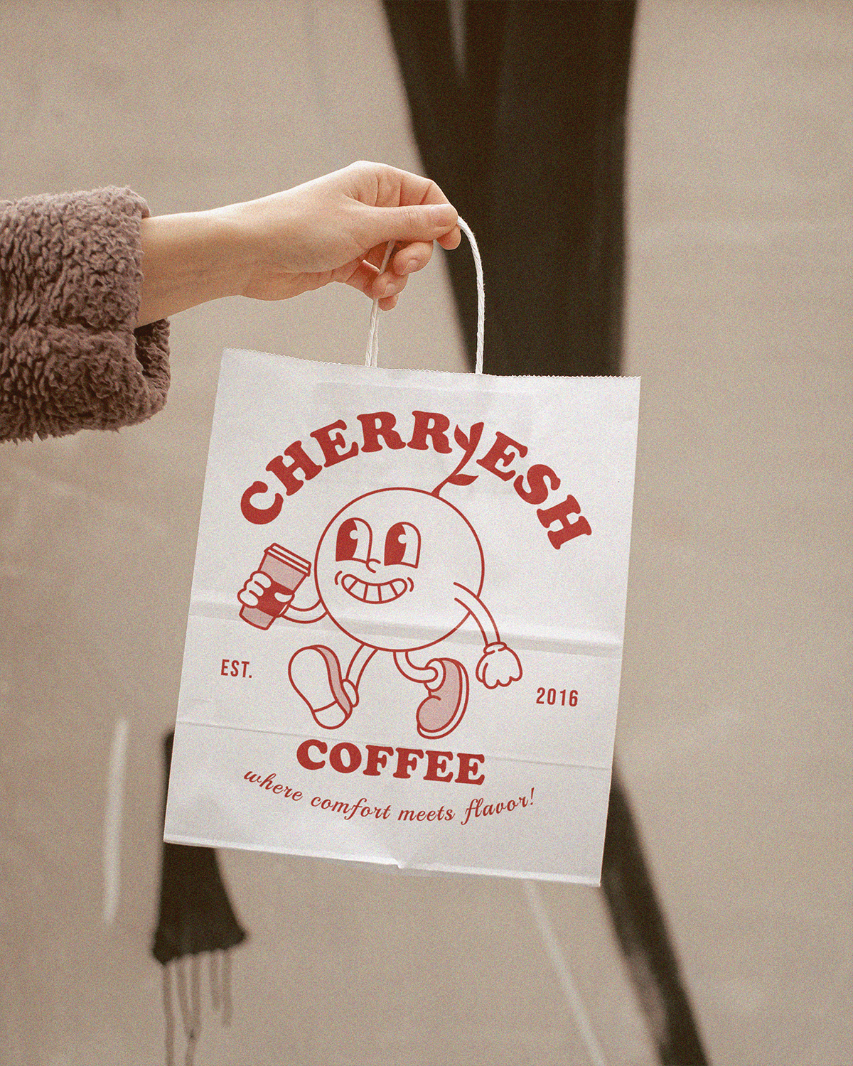 Cherriesh Coffee | Brand Identity — Изображение №15 — Брендинг, Графика на Dprofile