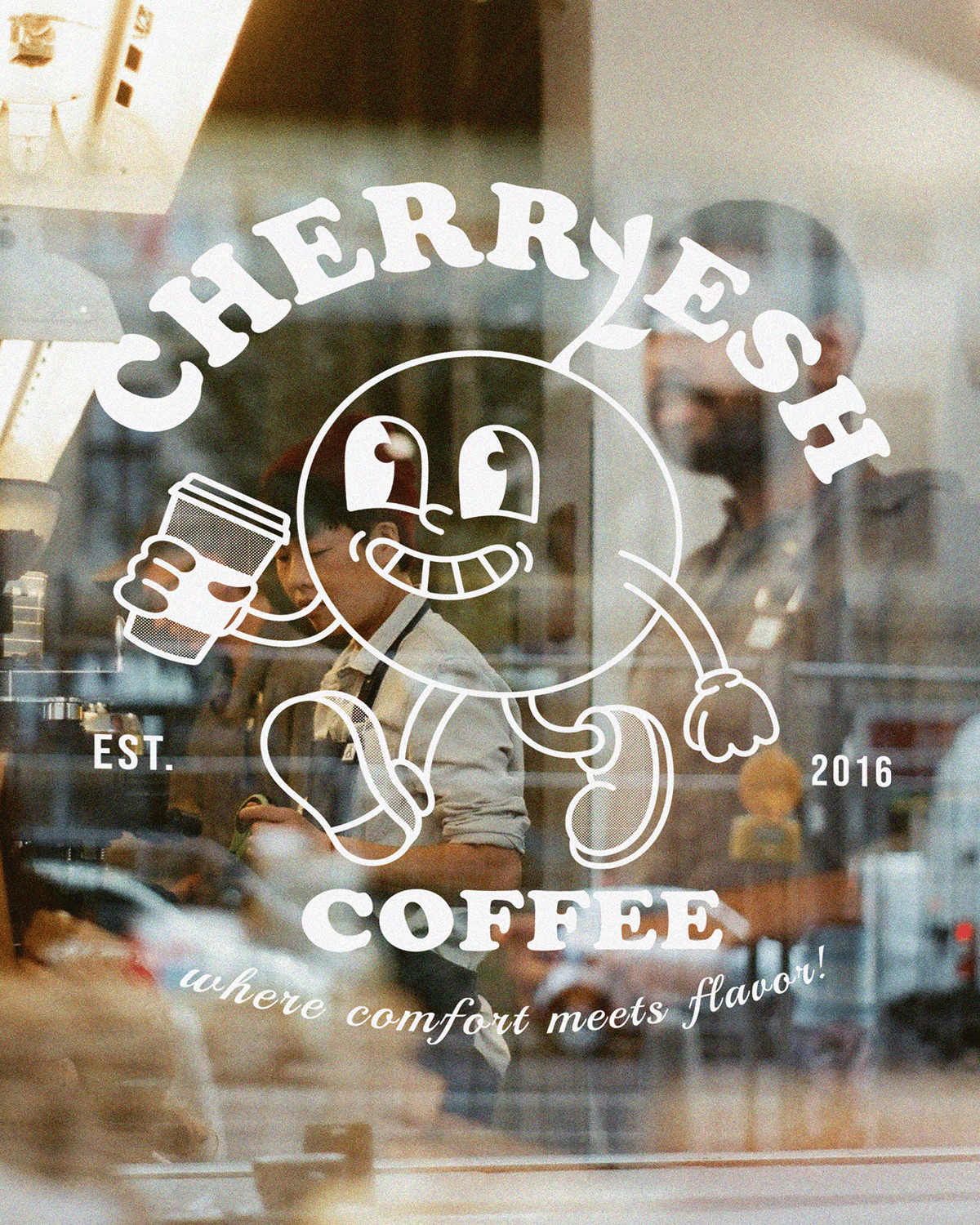 Cherriesh Coffee | Brand Identity — Изображение №9 — Брендинг, Графика на Dprofile