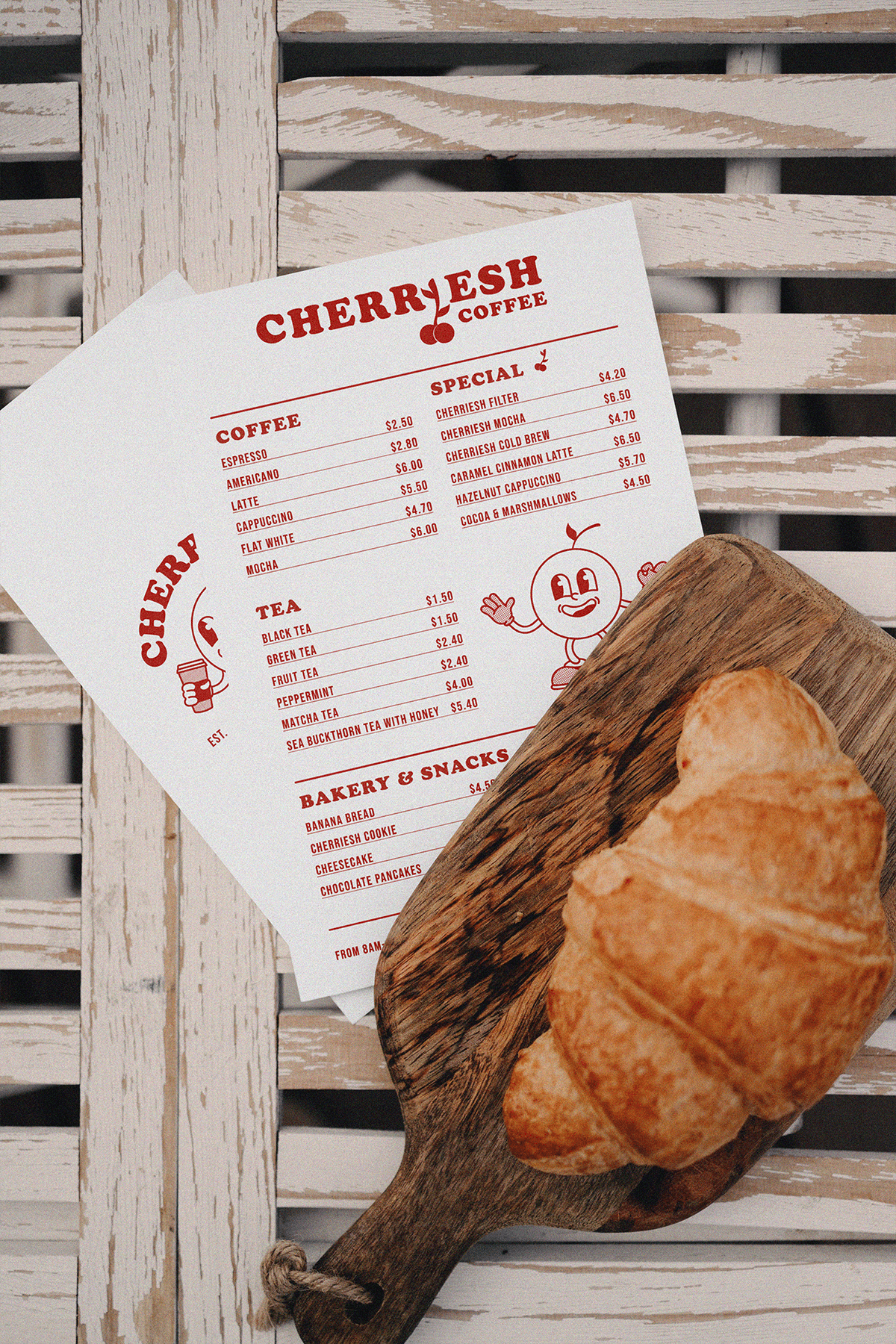 Cherriesh Coffee | Brand Identity — Изображение №13 — Брендинг, Графика на Dprofile