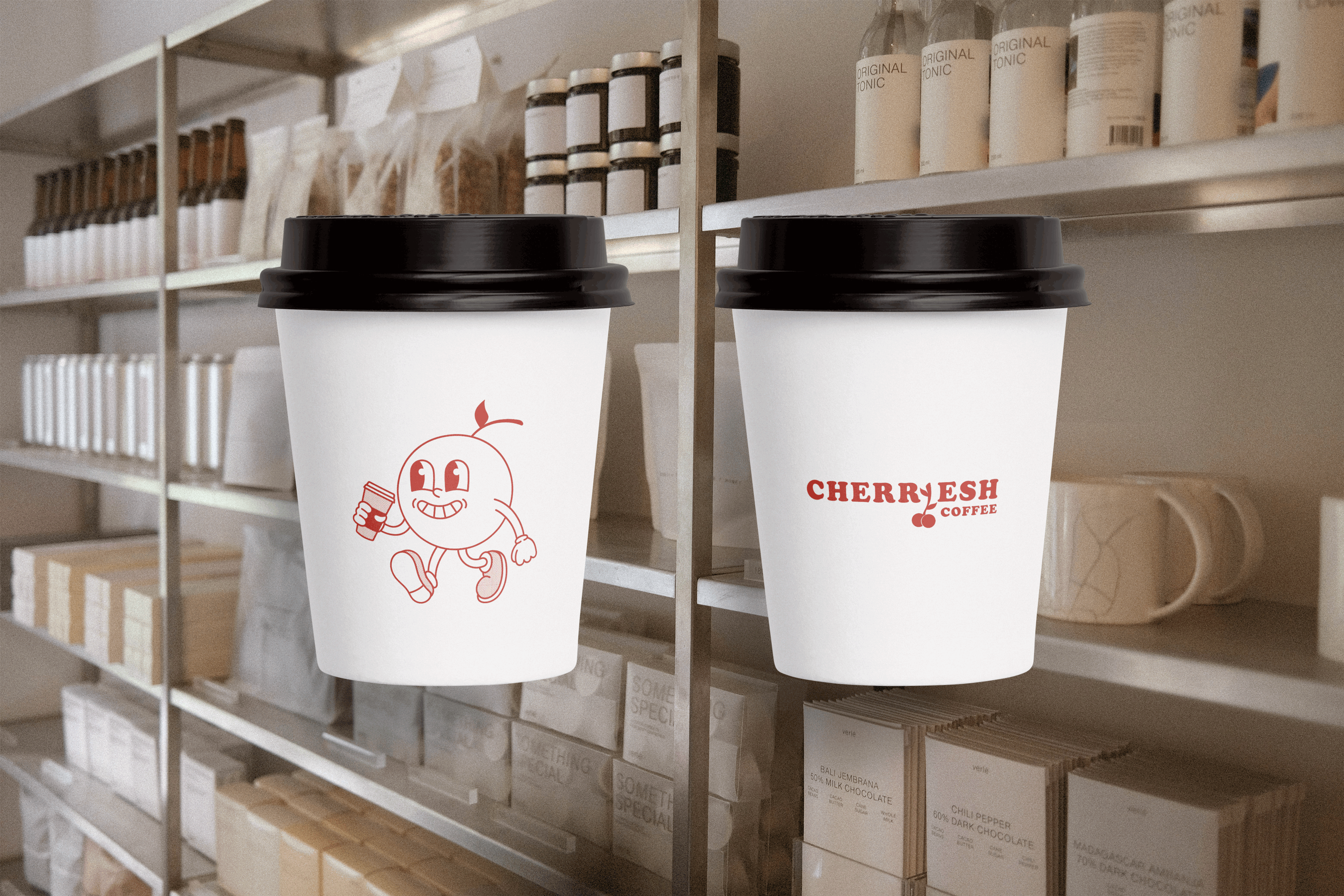 Cherriesh Coffee | Brand Identity — Изображение №17 — Брендинг, Графика на Dprofile