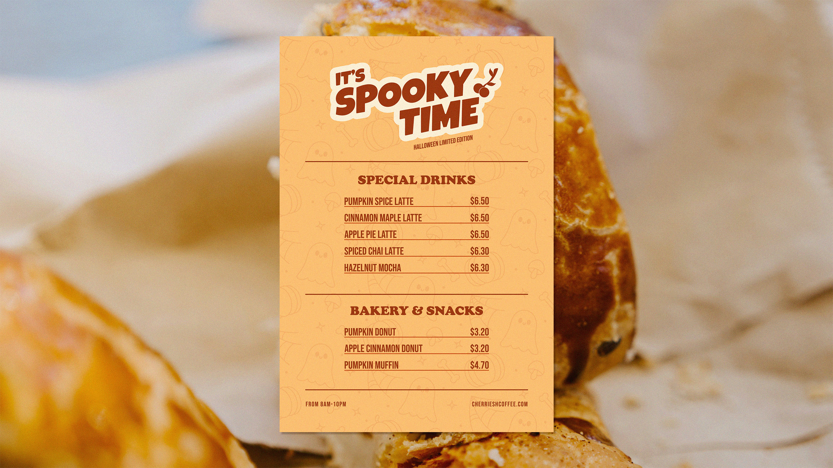 Halloween X Cherriesh Coffee | Brand Identity — Изображение №7 — Брендинг, Графика на Dprofile