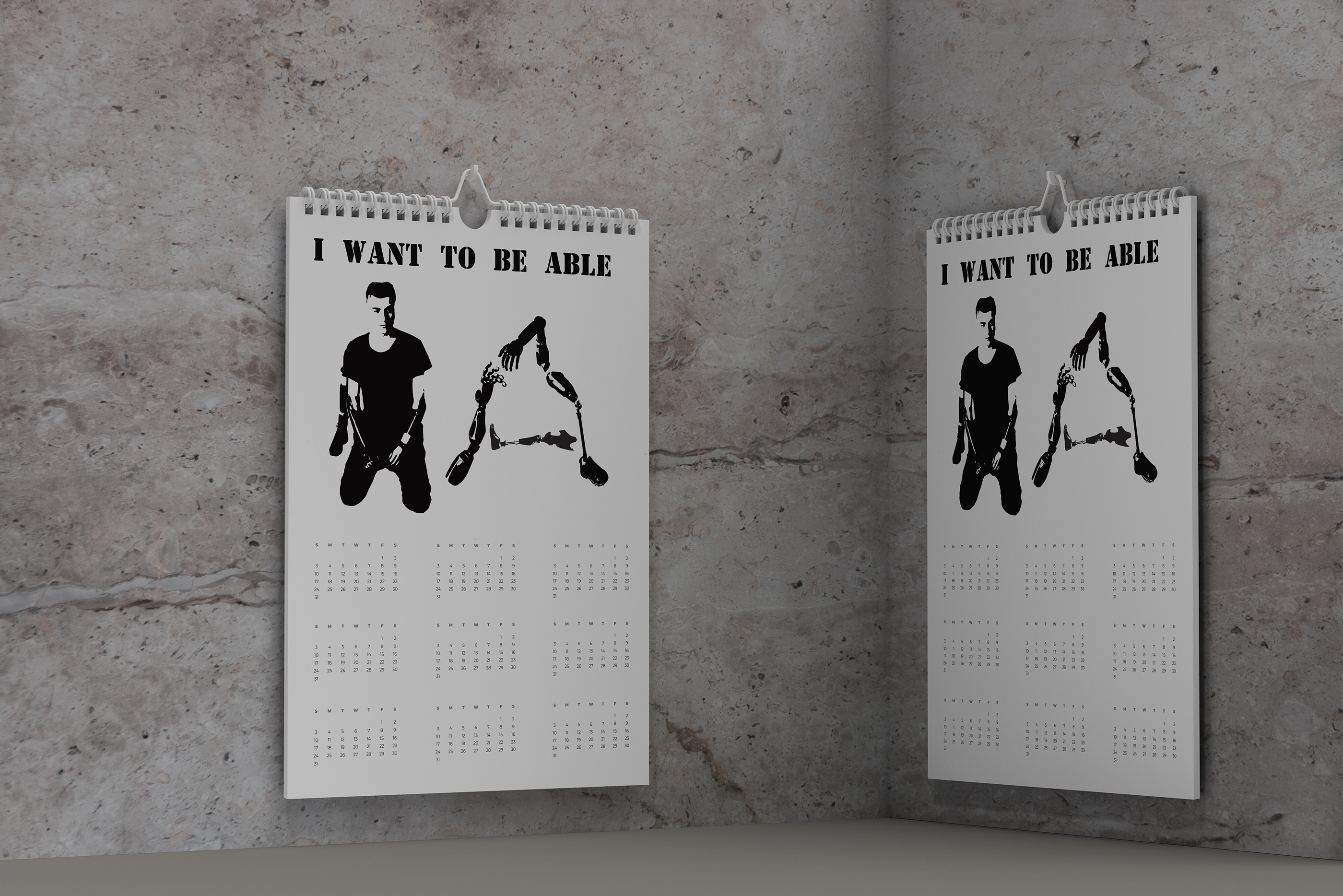 Banksy style calendar illustration — Изображение №1 — Иллюстрация, Графика на Dprofile